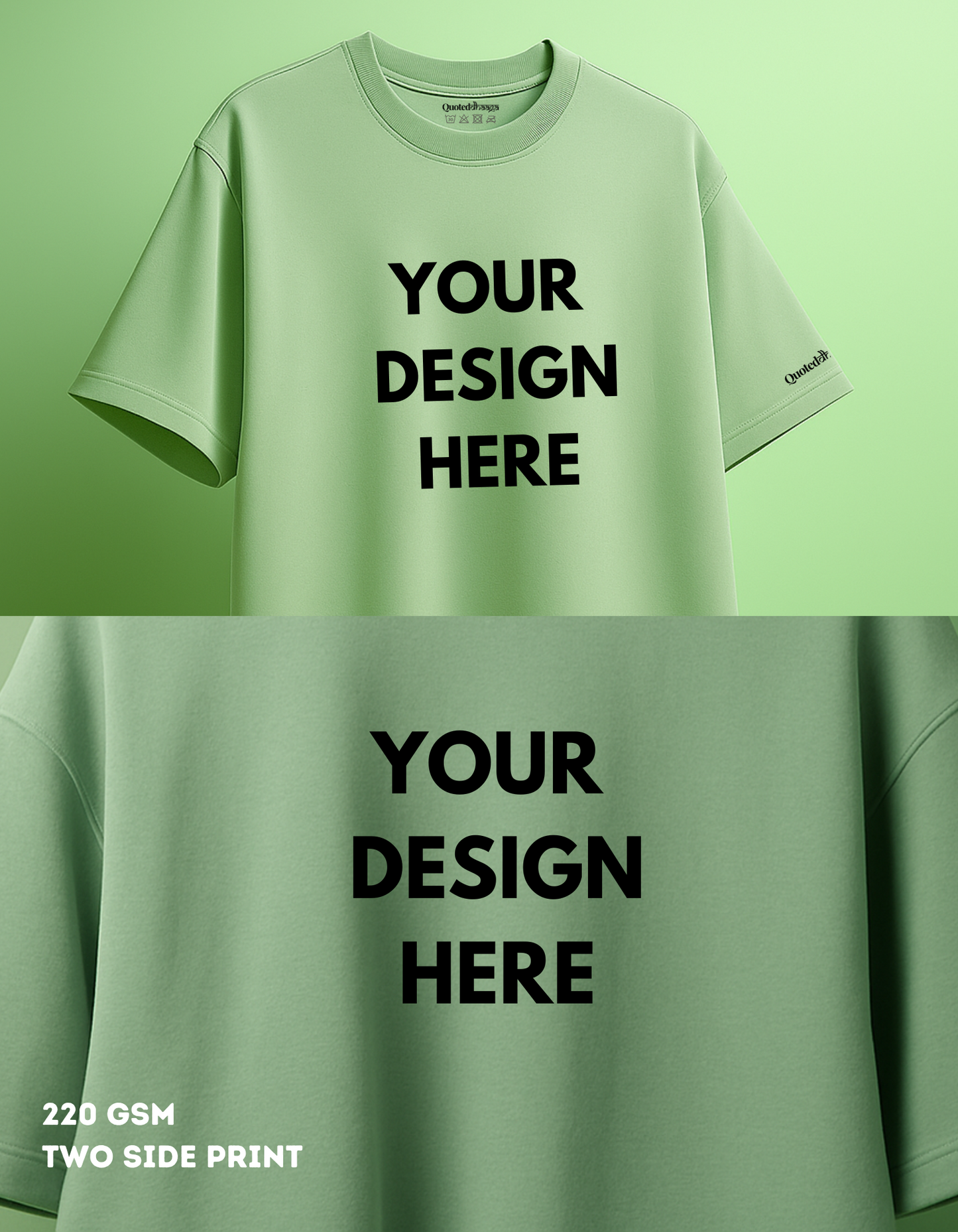 220 GSM – Front and Back Prints