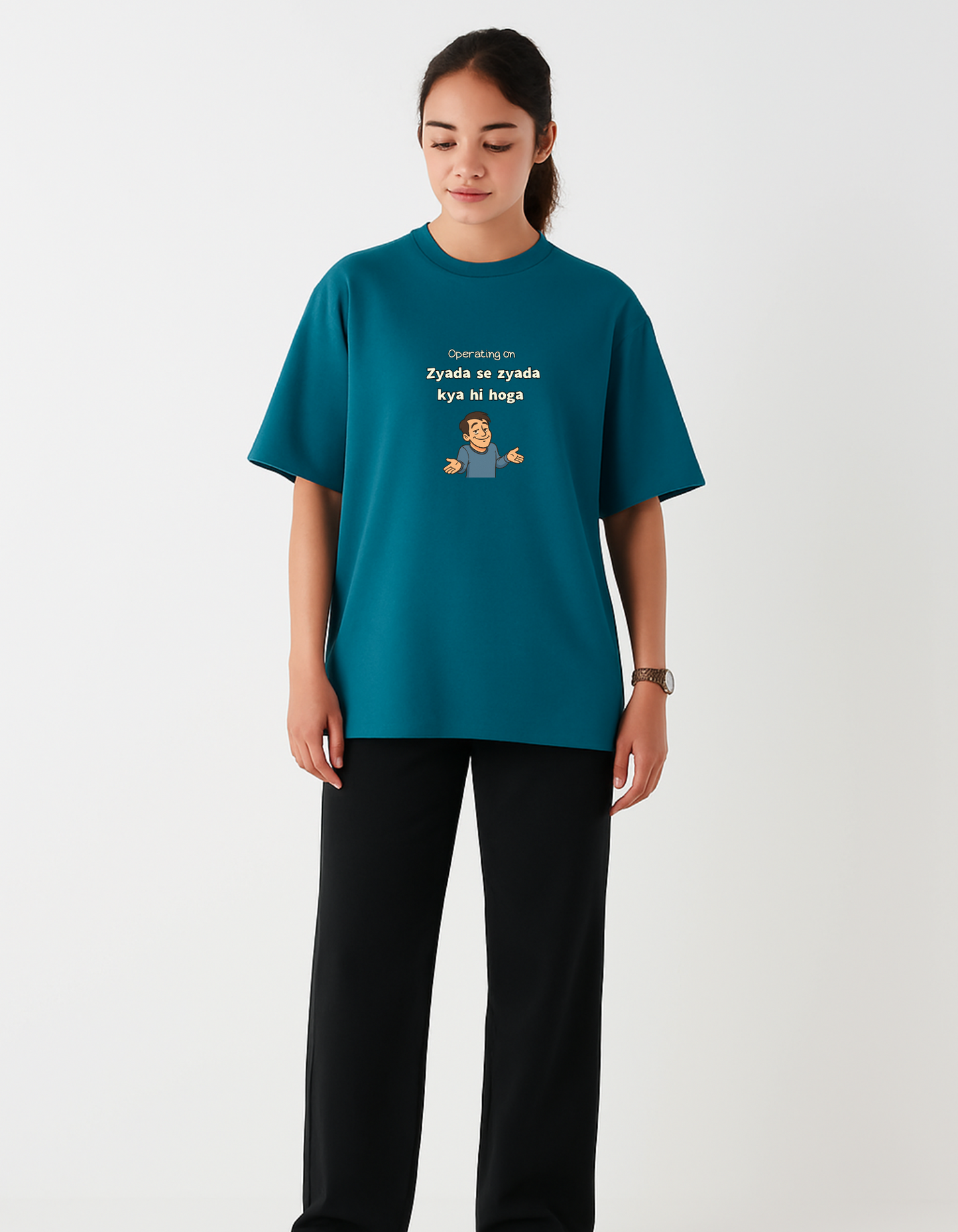 Operating on Zyada Se Zyada Kya Hi Hoga Oversized T-shirt