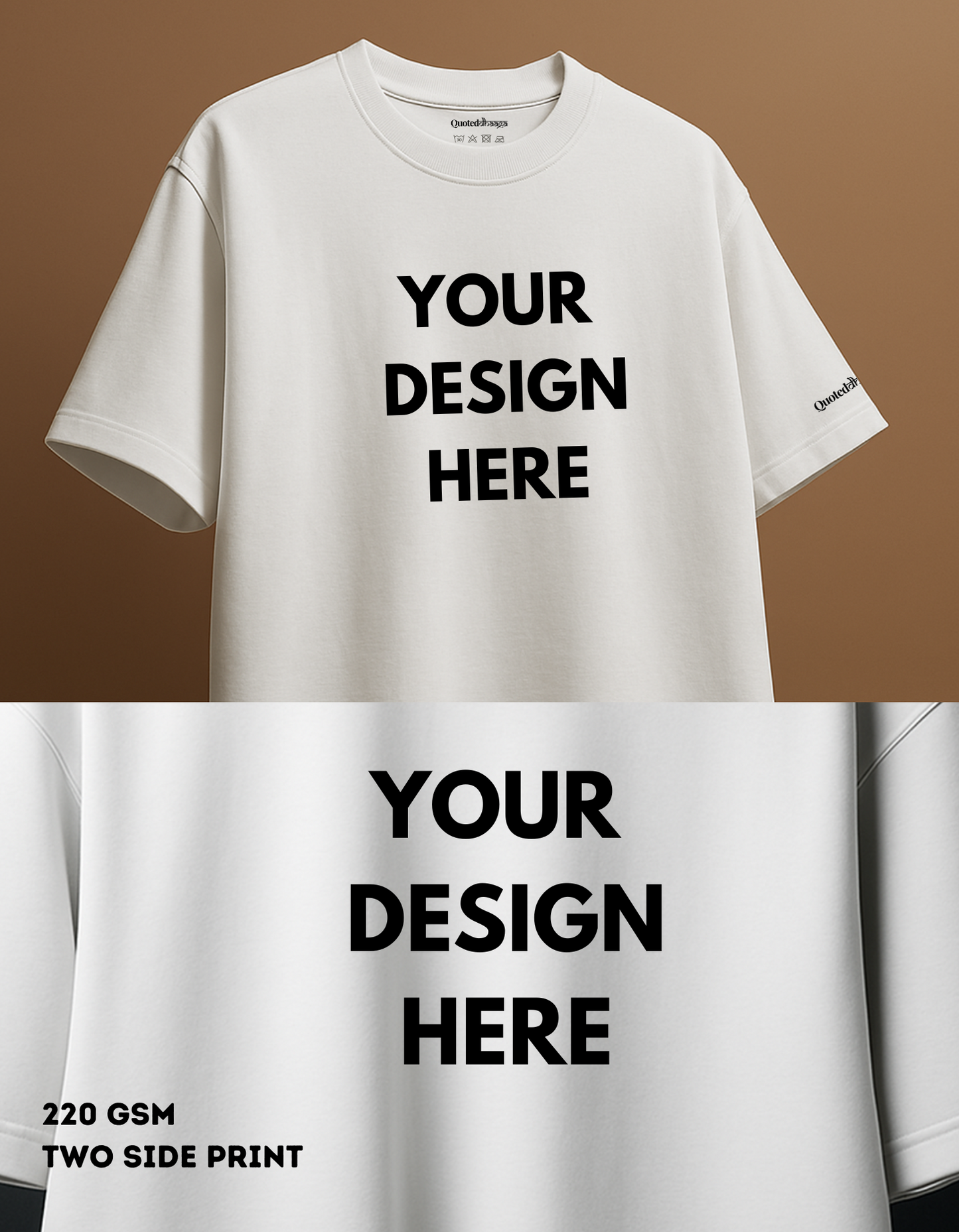 220 GSM – Front and Back Prints
