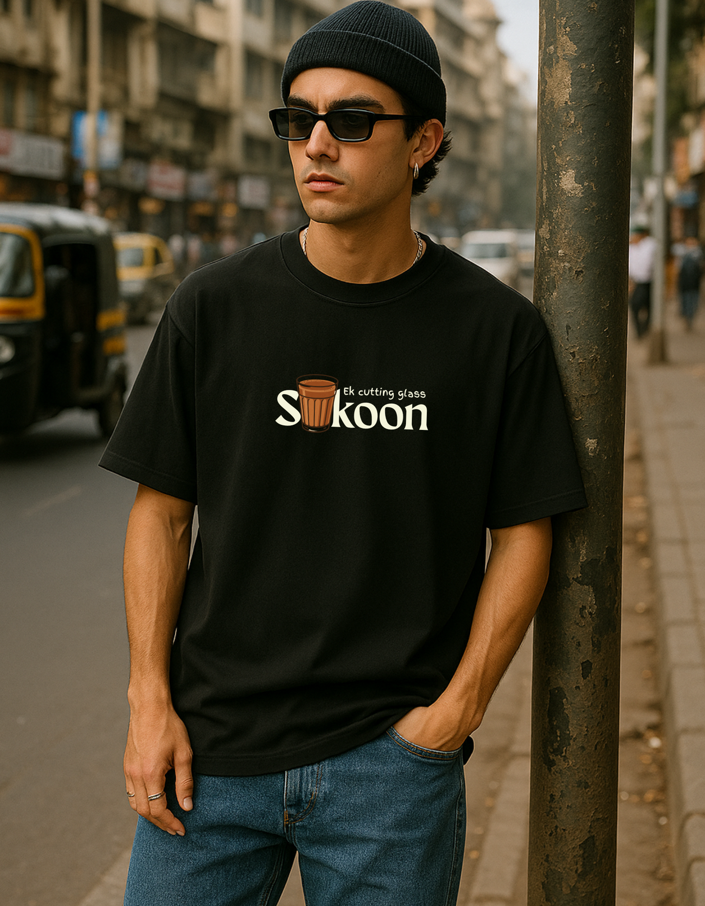 Chai is my Sukoon Oversized T-shirt