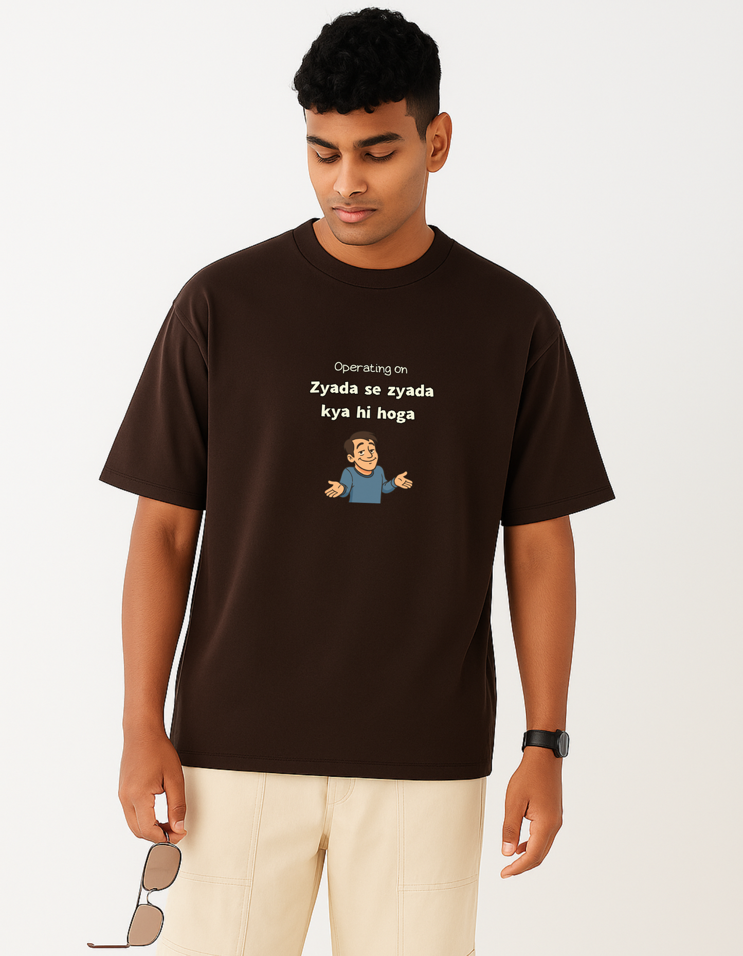 Operating on Zyada Se Zyada Kya Hi Hoga Oversized T-shirt