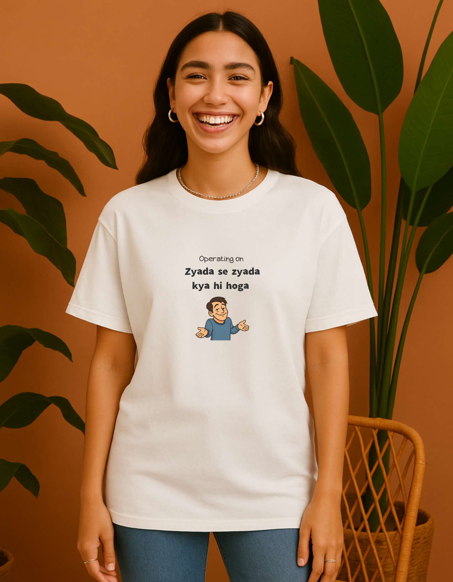 Operating on Zyada Se Zyada Kya Hi Hoga Oversized T-shirt