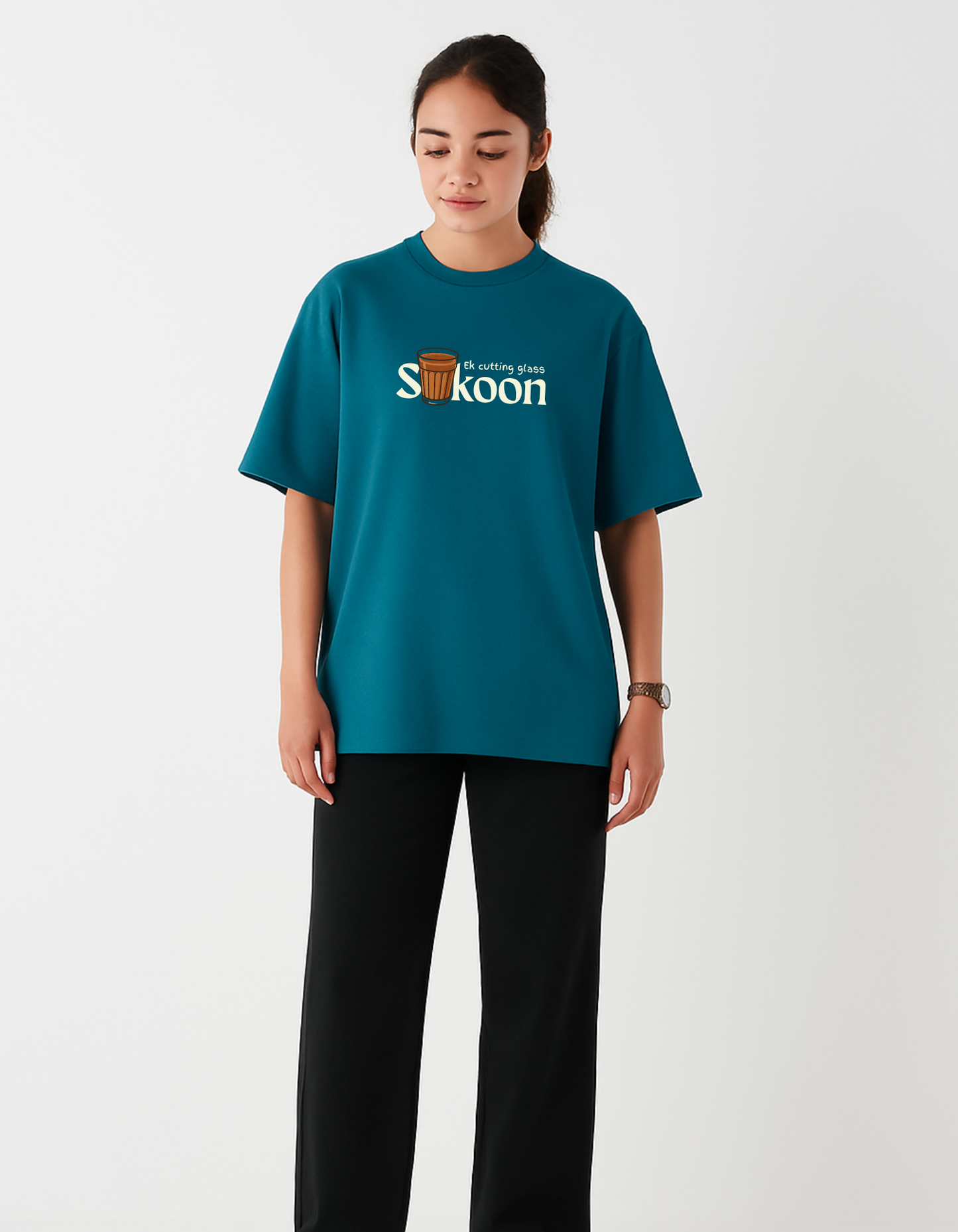 Chai is my Sukoon Oversized T-shirt