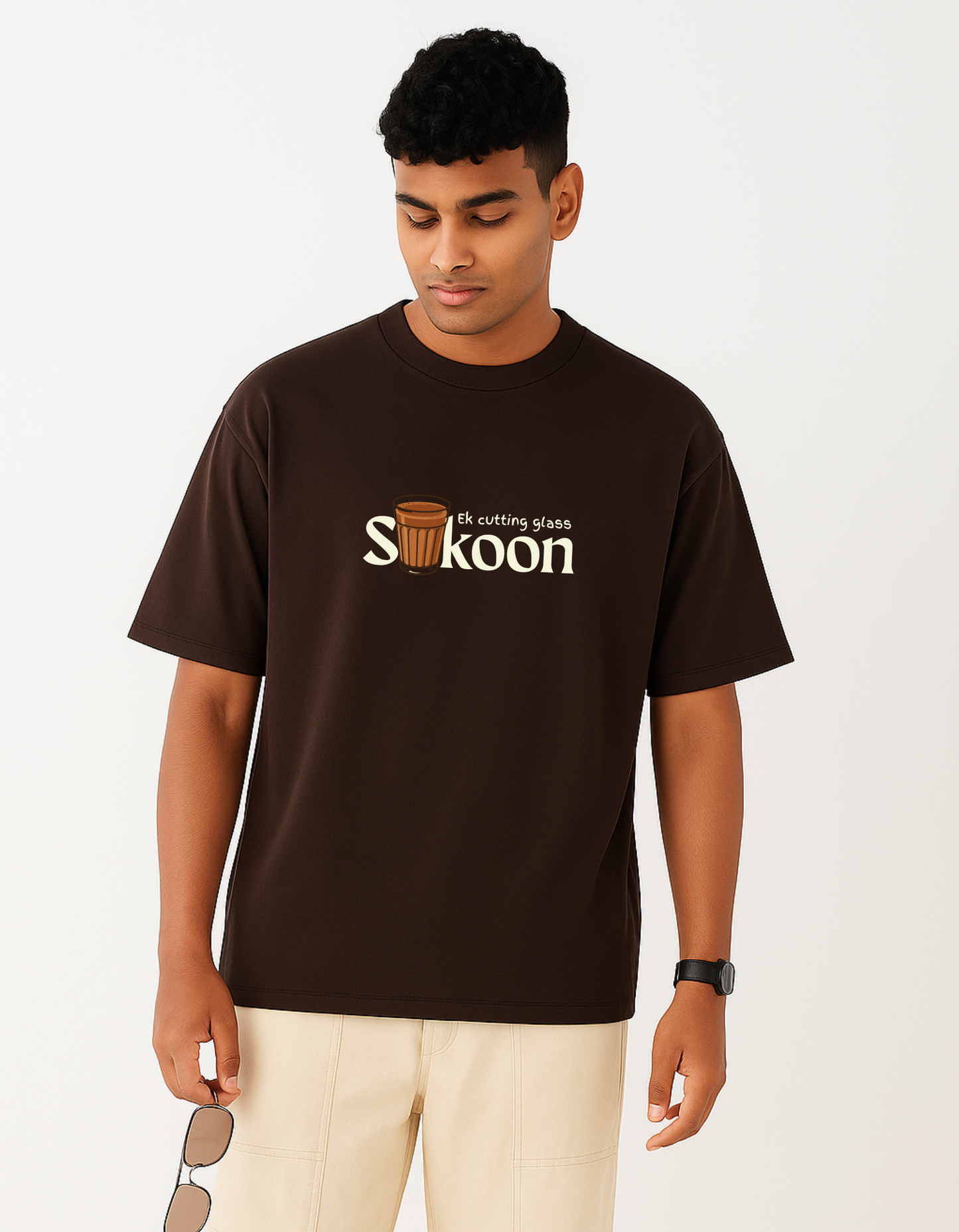 Chai is my Sukoon Oversized T-shirt