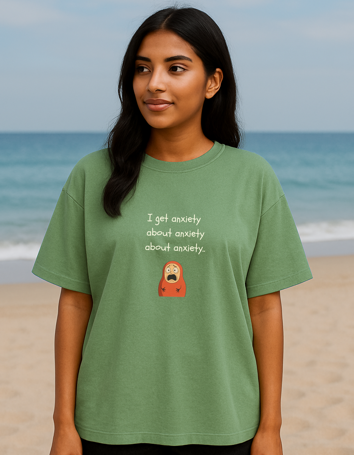 Anxiety Oversized T-shirt