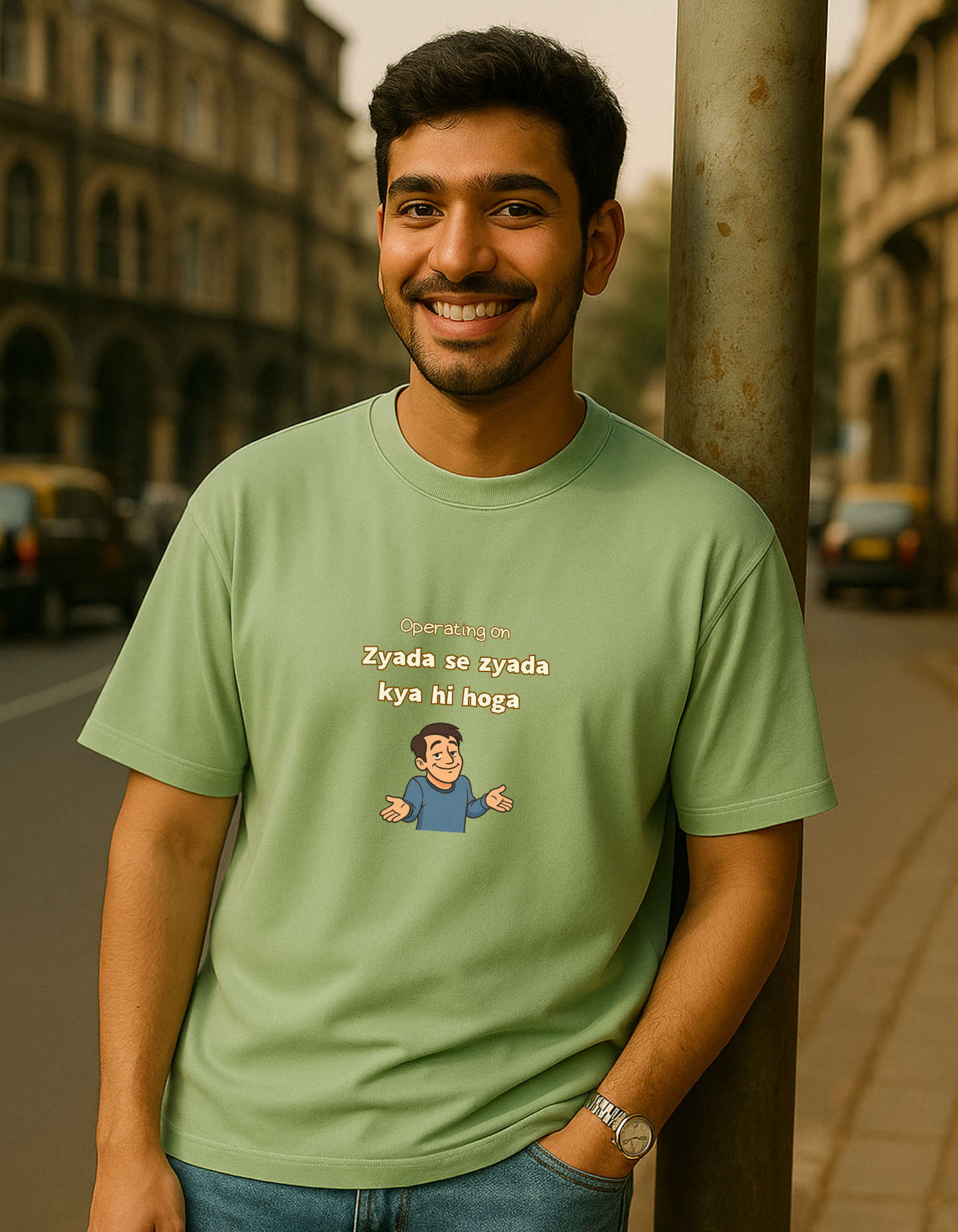 Operating on Zyada Se Zyada Kya Hi Hoga Oversized T-shirt