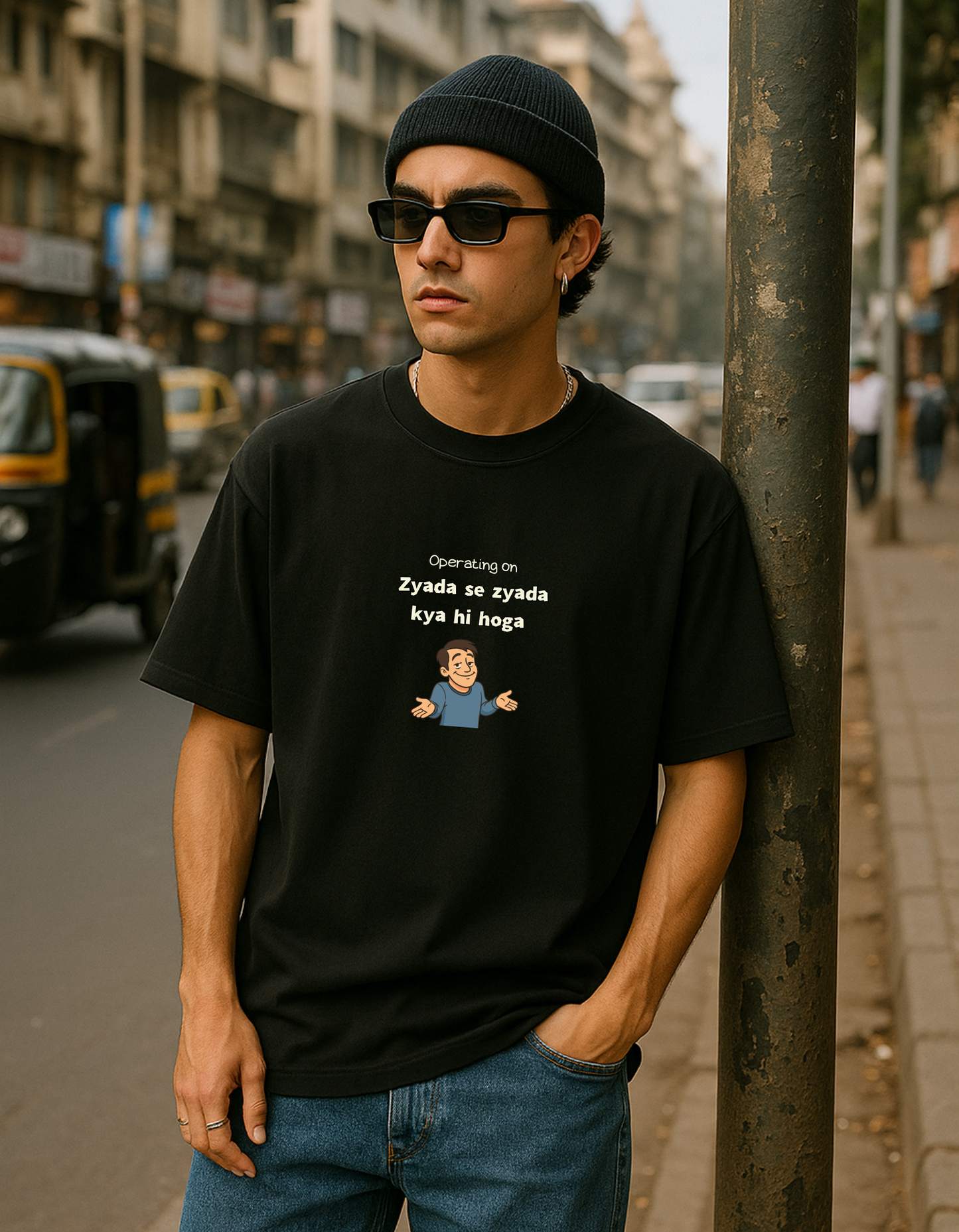 Operating on Zyada Se Zyada Kya Hi Hoga Oversized T-shirt
