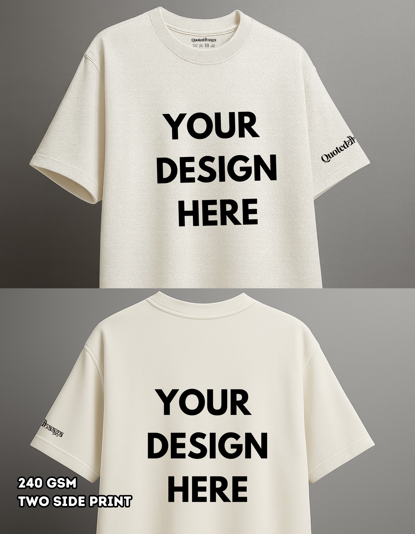 240 GSM – Front and Back Prints