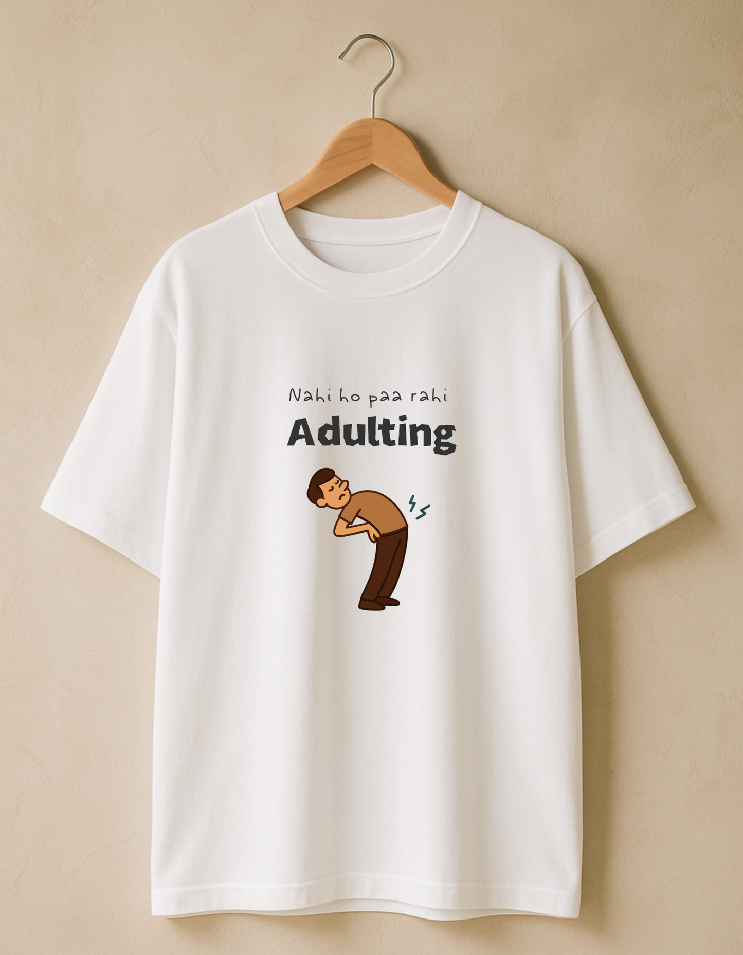 Nahi Ho Paa Rahi Adulting Men Edition Oversized T-shirt