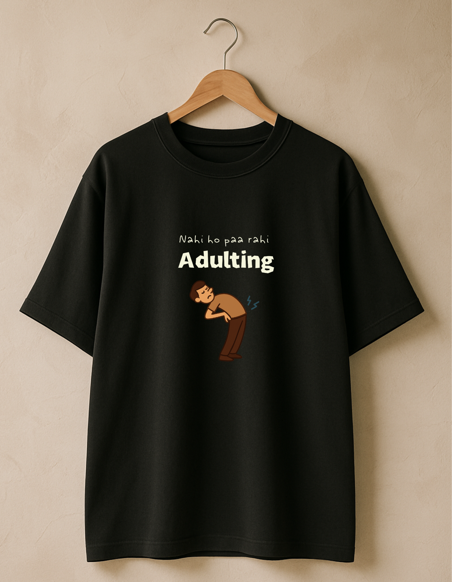 Nahi Ho Paa Rahi Adulting Men Edition Oversized T-shirt