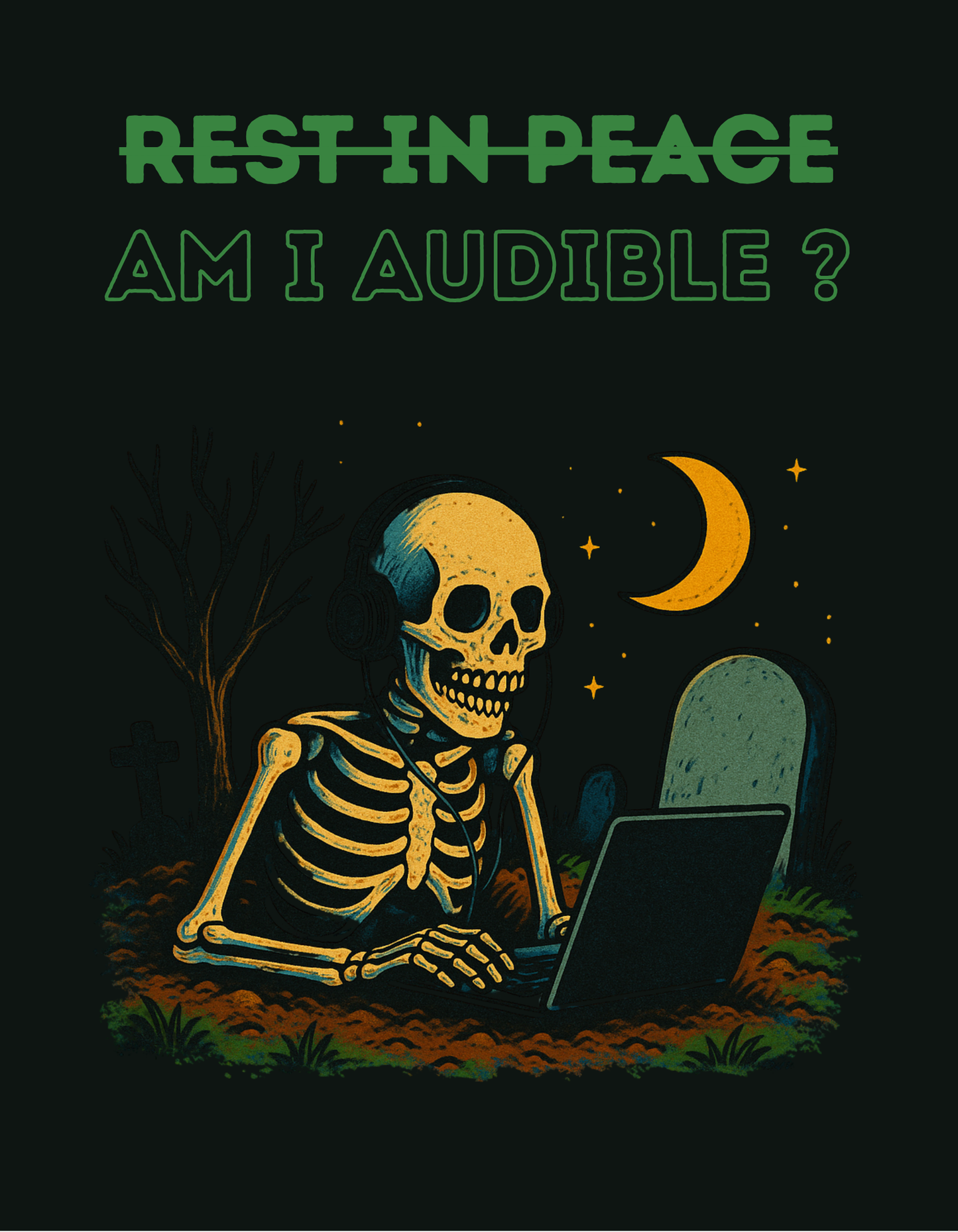 Am I audible Oversized T-shirt