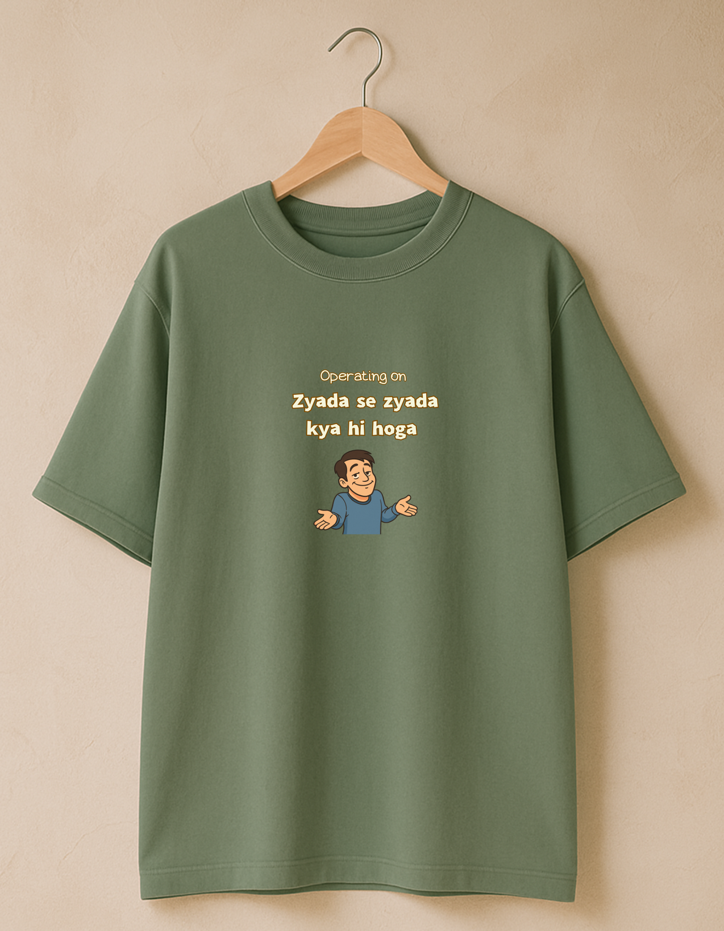 Operating on Zyada Se Zyada Kya Hi Hoga Oversized T-shirt