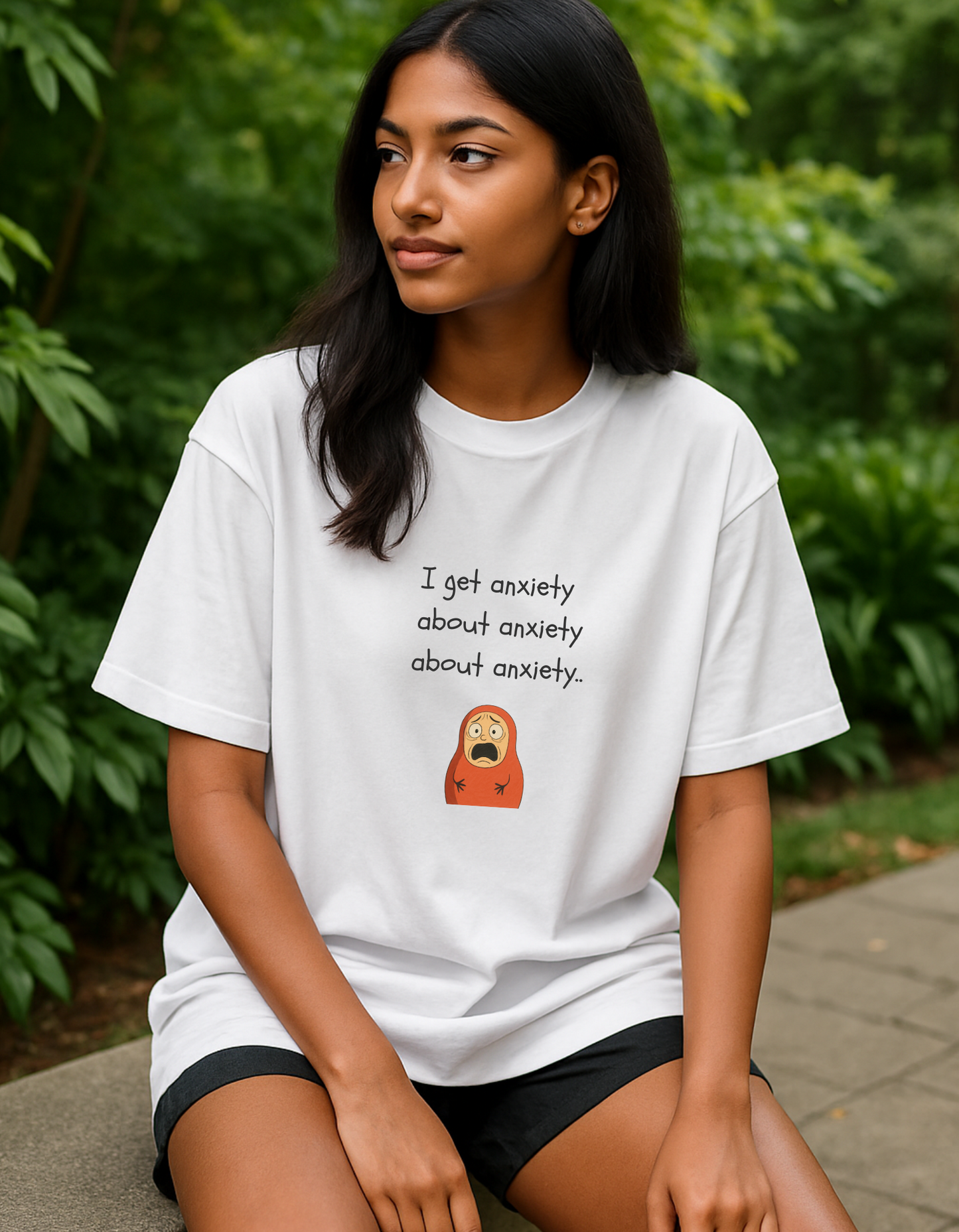 Anxiety Oversized T-shirt