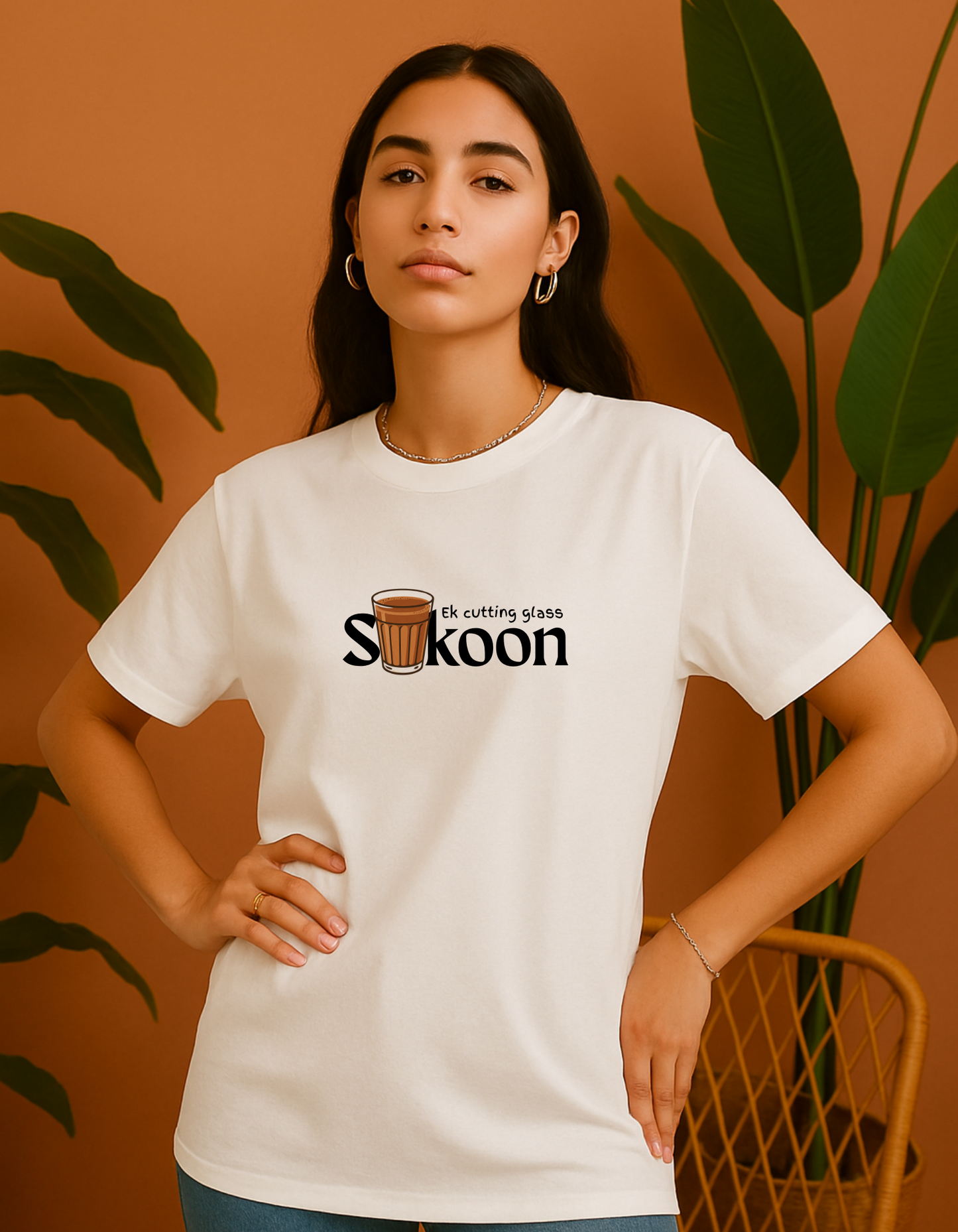 Chai is my Sukoon Oversized T-shirt