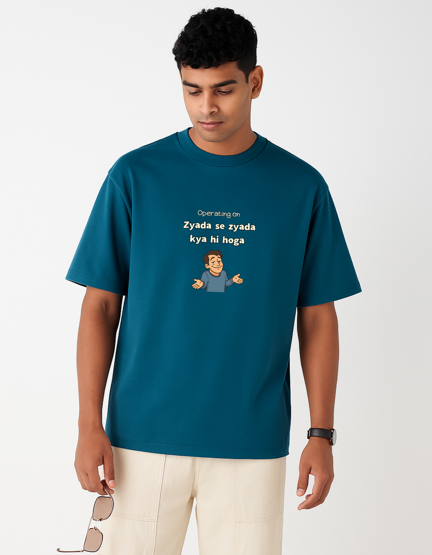 Operating on Zyada Se Zyada Kya Hi Hoga Oversized T-shirt