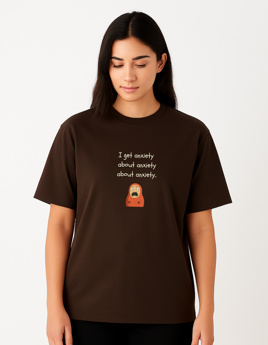 Anxiety Oversized T-shirt