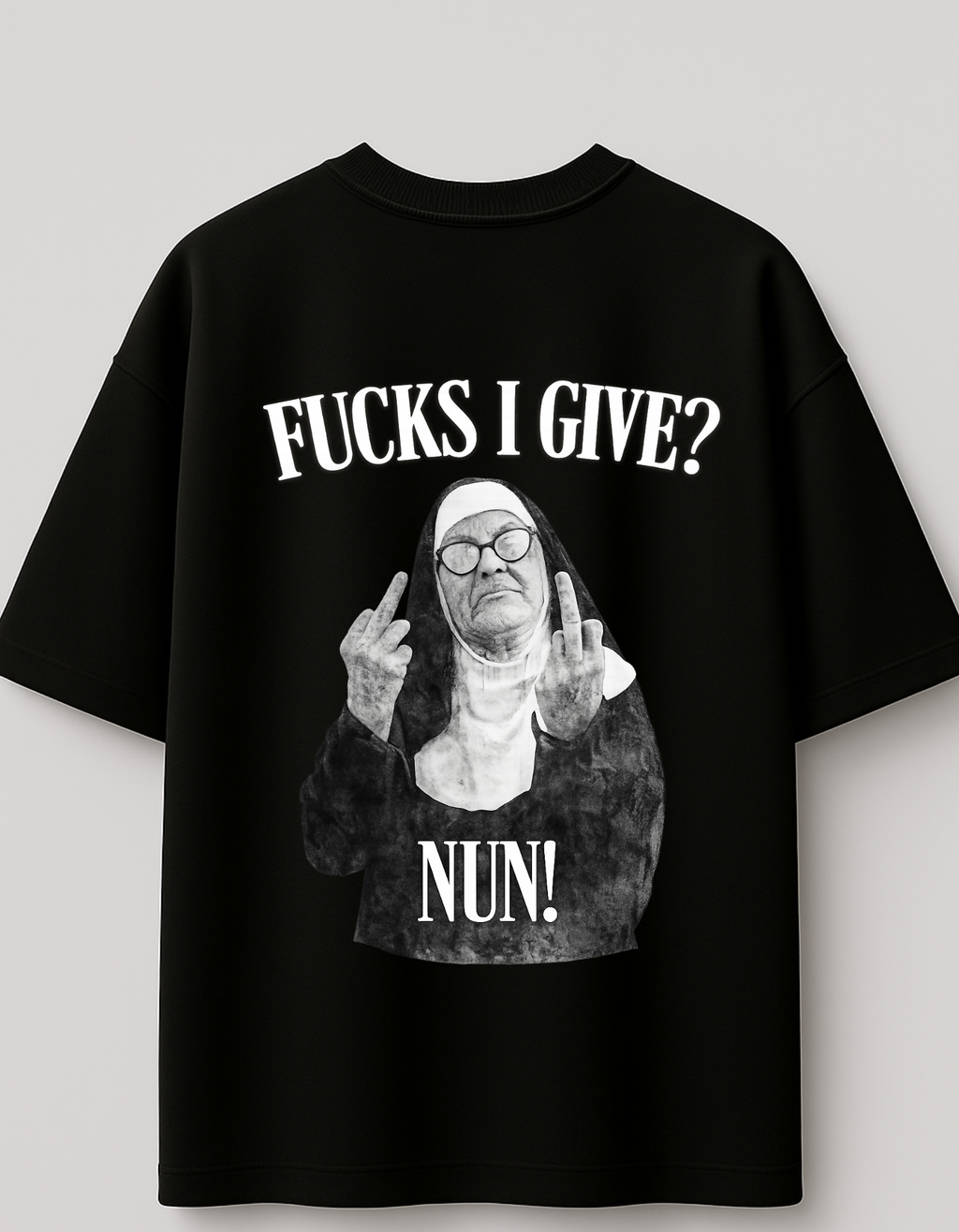Shh, No One Cares - The Sarcastic Blue Oversized T-shirt