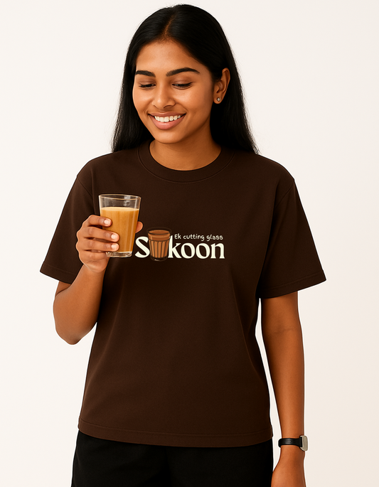 Chai is my Sukoon Oversized T-shirt