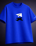 Be Delusional- The Motivational Blue Oversized T-shirt