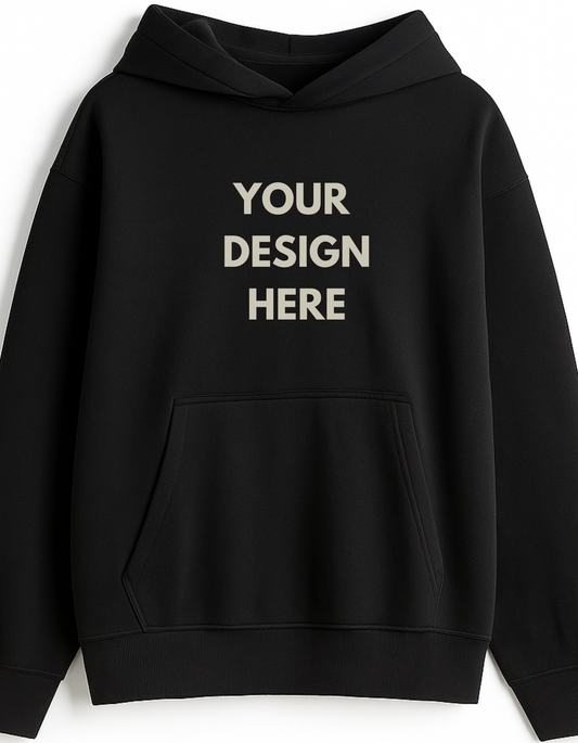 Oversized Hoodie One Side Print