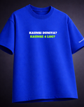 Kaunsi Duniya - The Inspirational Blue Oversized T-shirt