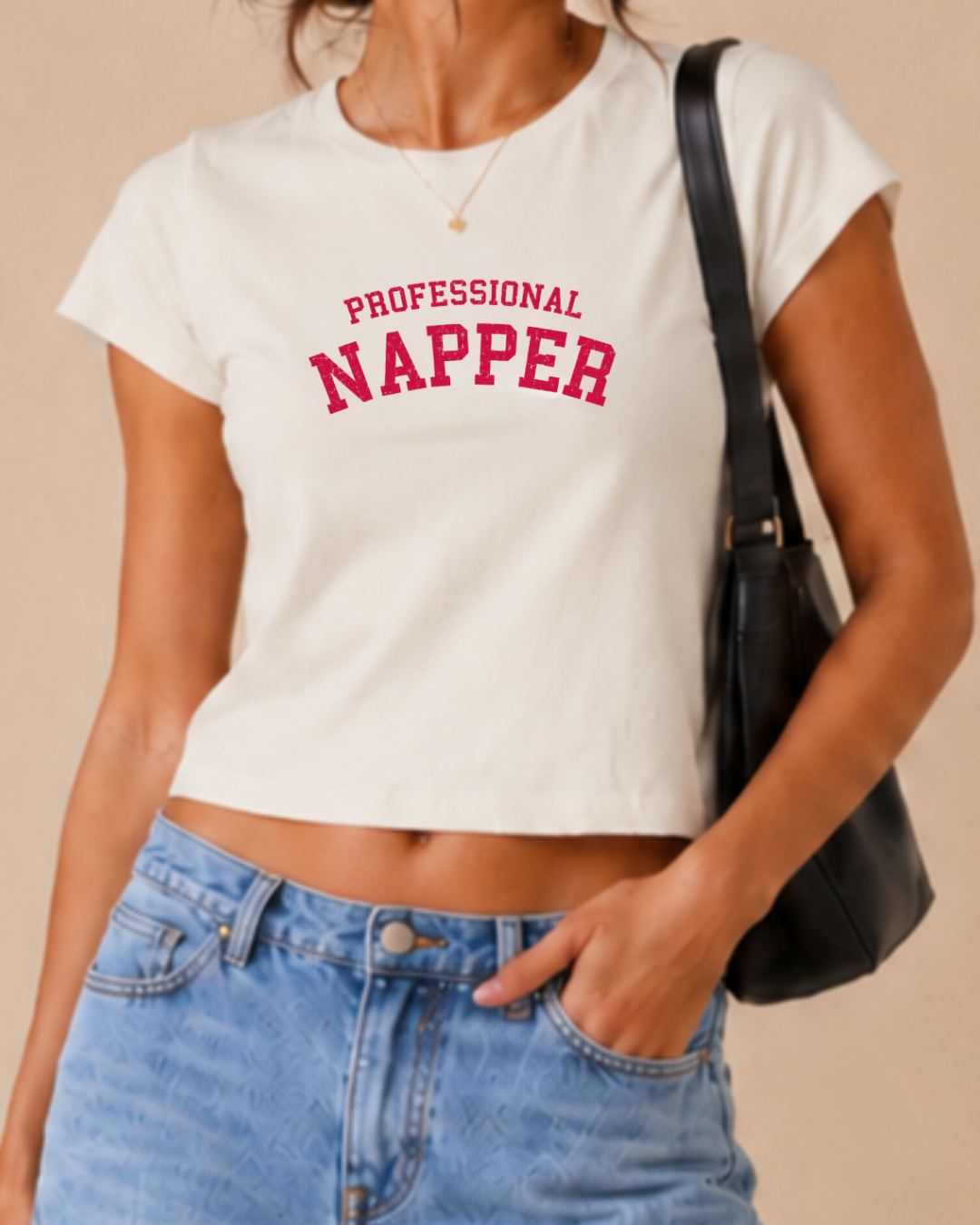 Professional Napper - Baby Tee For Women