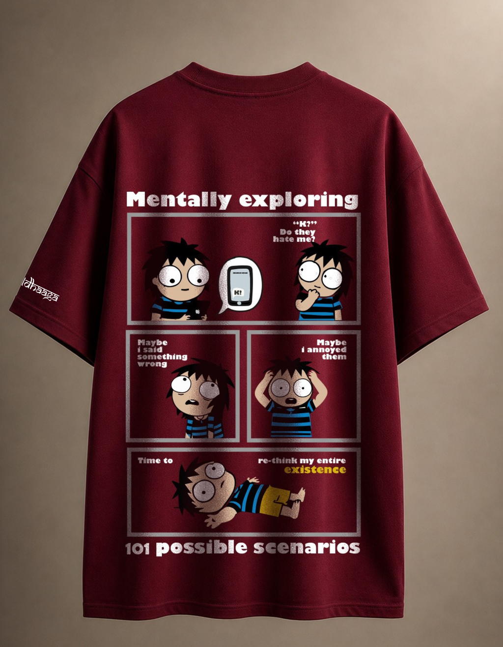 Professional Over-thinker Oversized Tshirt