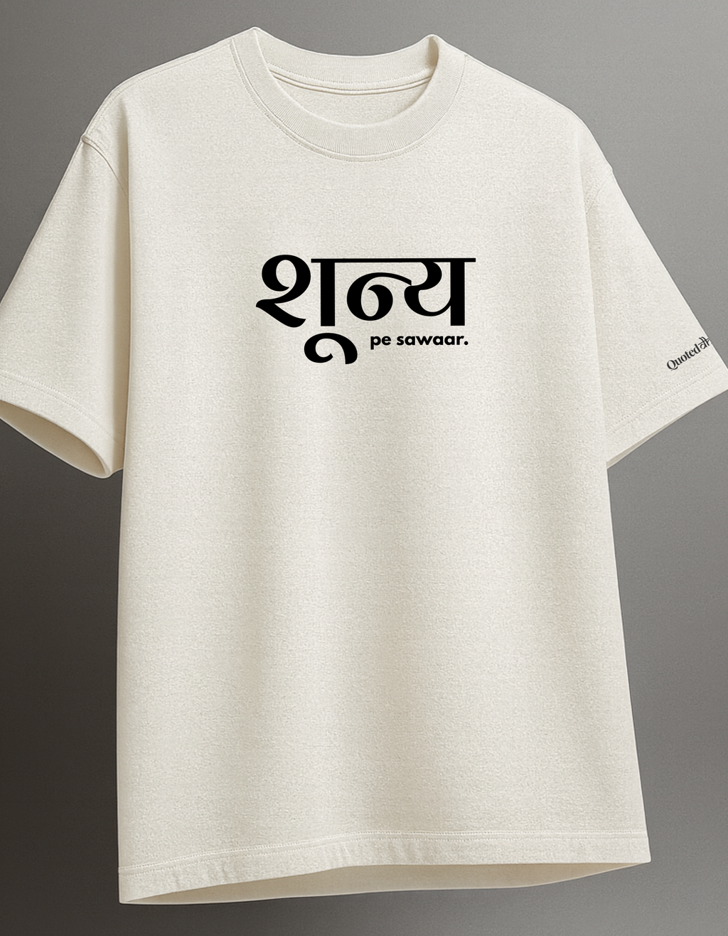 Shunya pe Sawaar Oversized T shirt