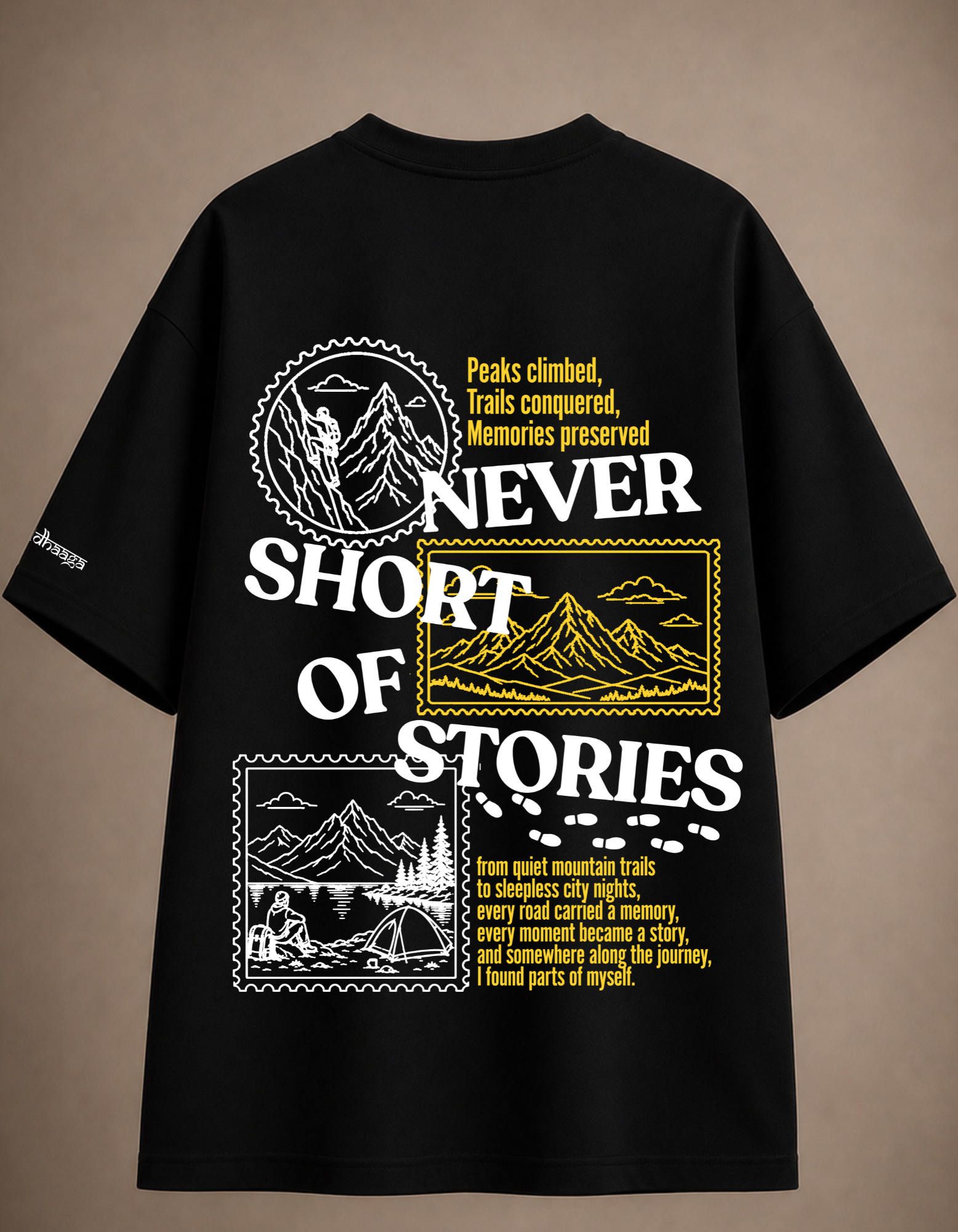 Never short of stories oversized Tshirt