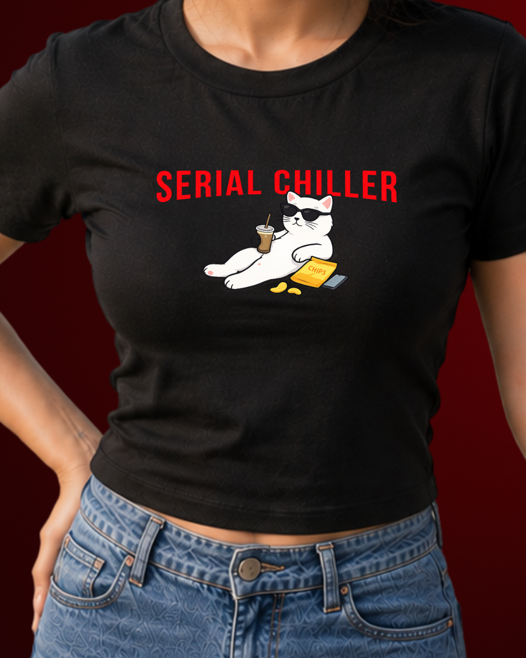 Serial Chiller - Baby Tee For Women