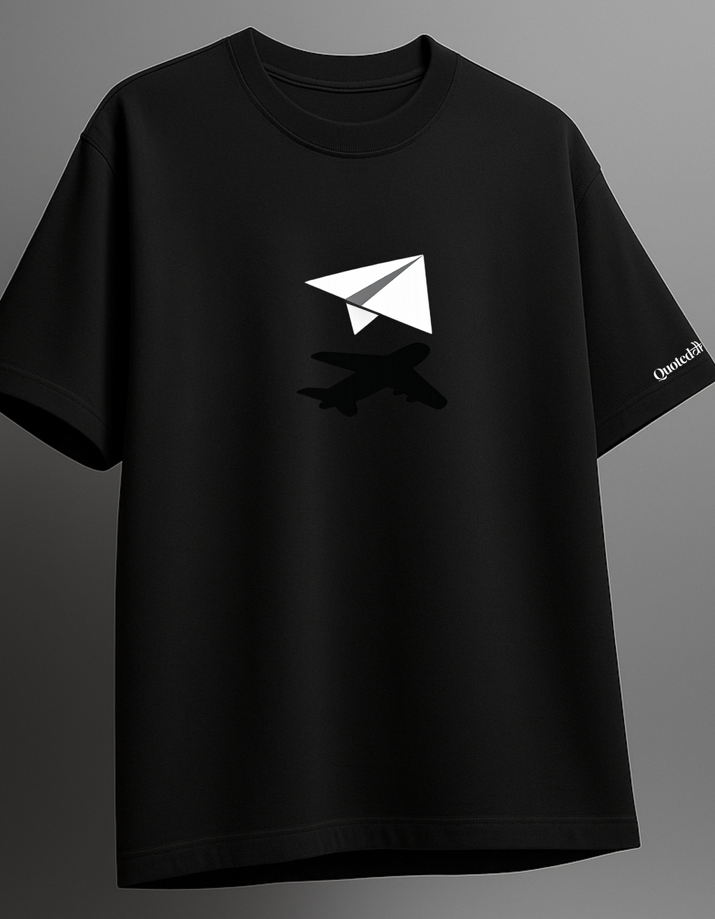 Be Delusional- The Motivational Blue Oversized T-shirt