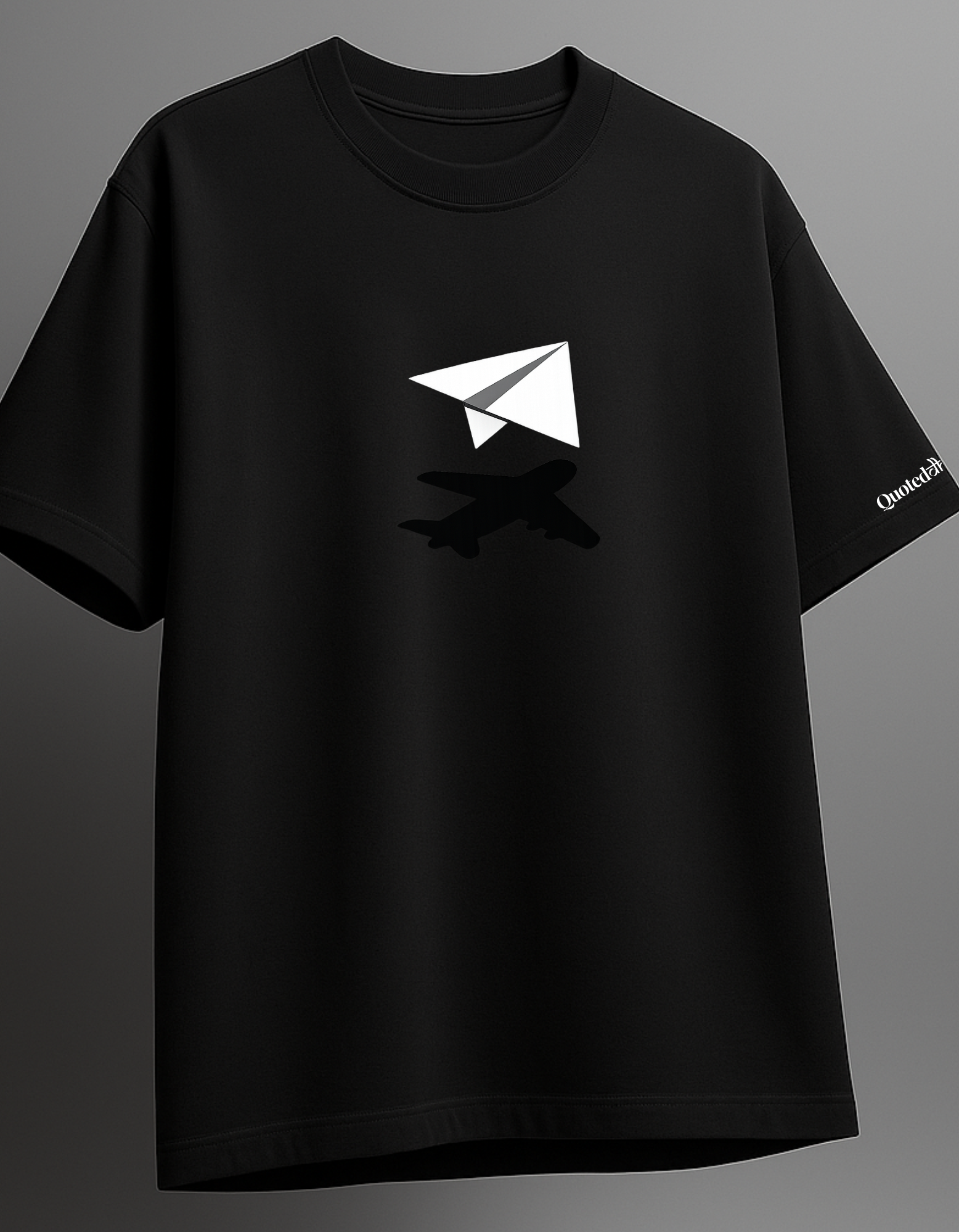 Be Delusional- The Motivational Blue Oversized T-shirt