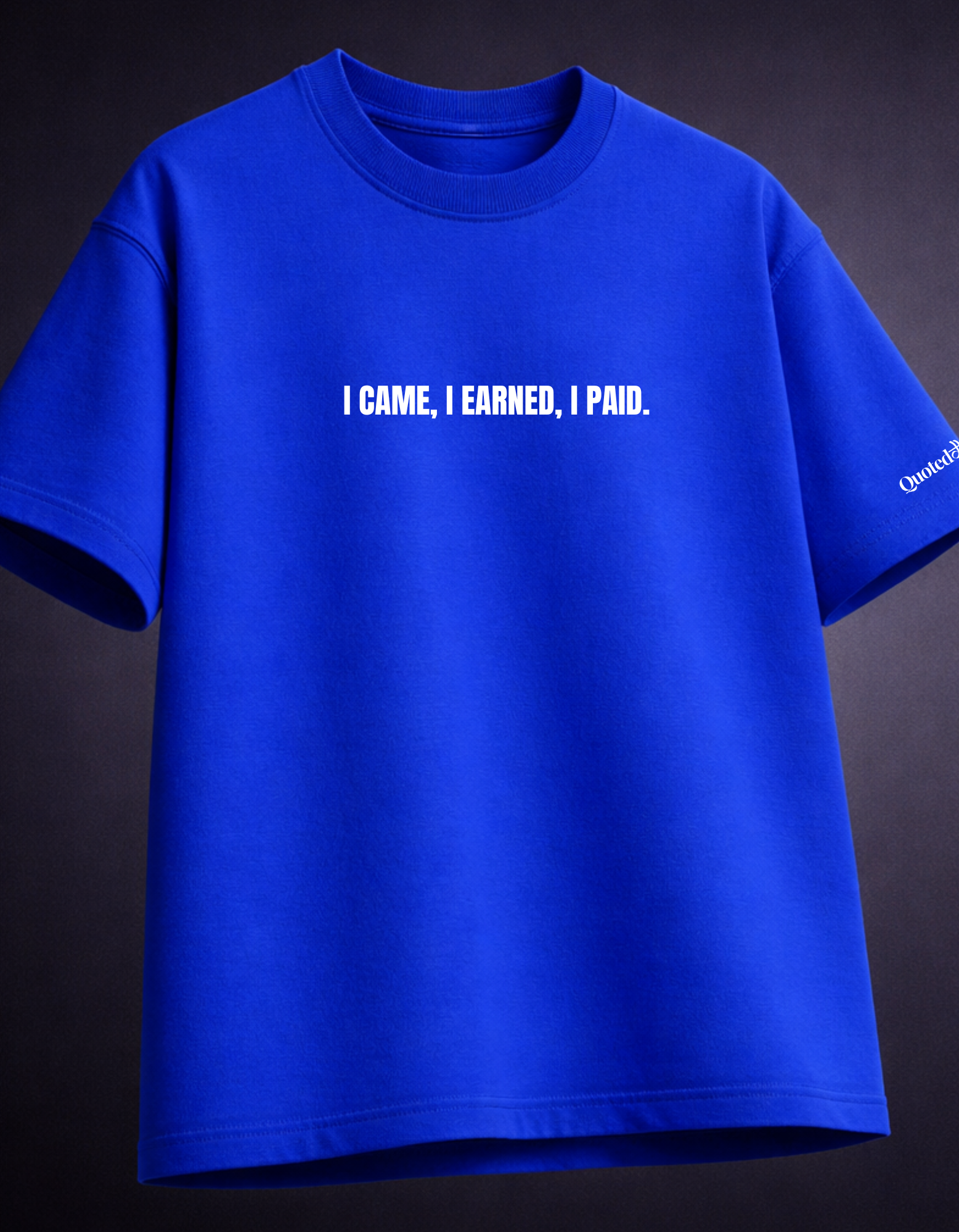 Mother Taxesa - The Savage Blue Oversized T-shirt