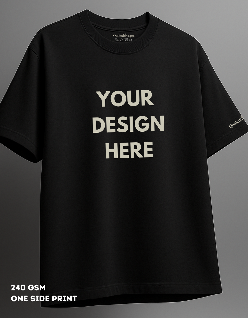 240 GSM – Front/Back print