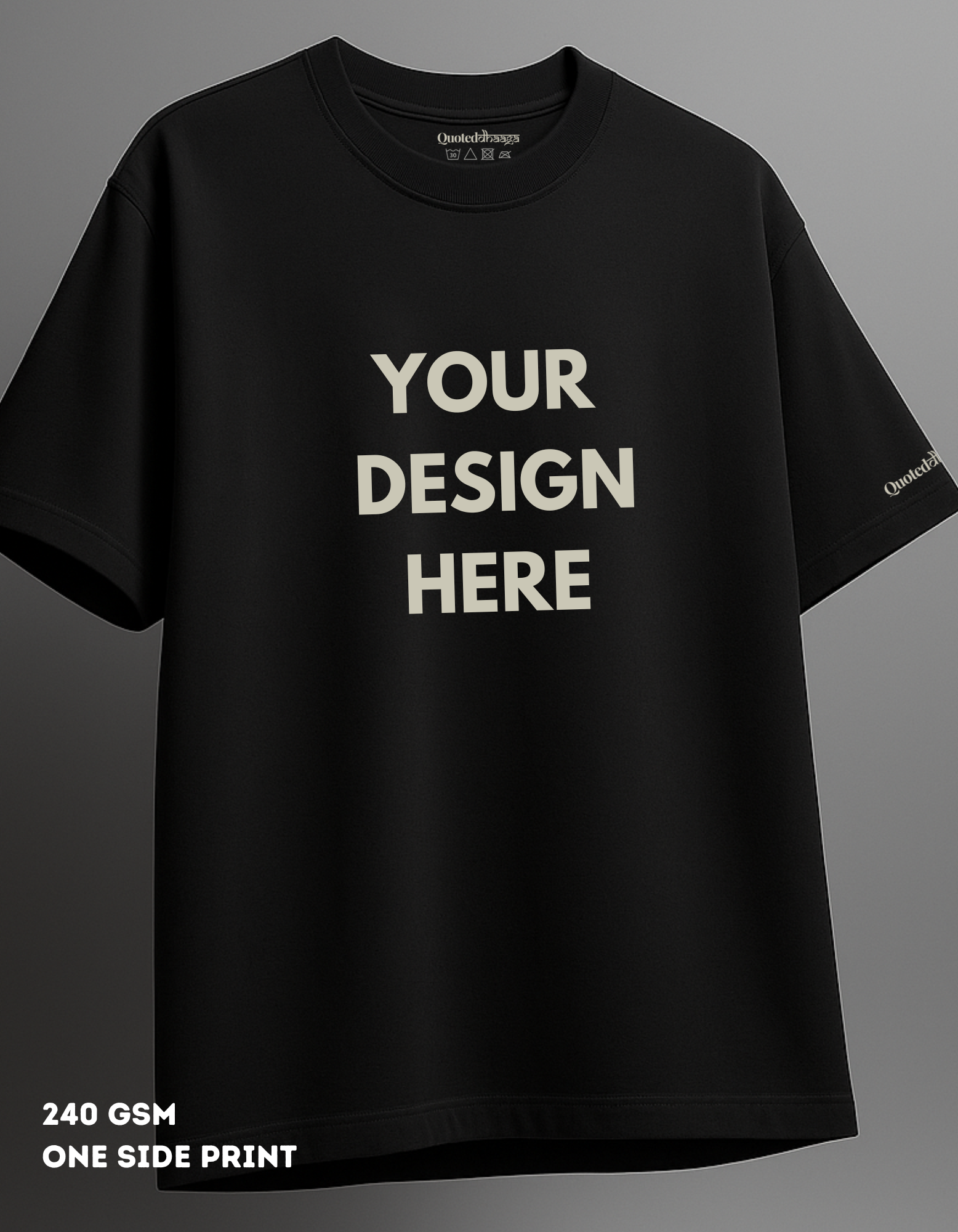 240 GSM – Front/Back print