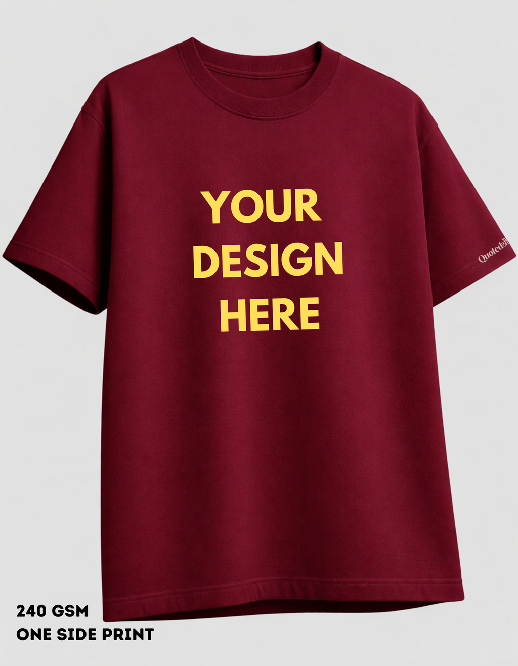 240 GSM – Front/Back print