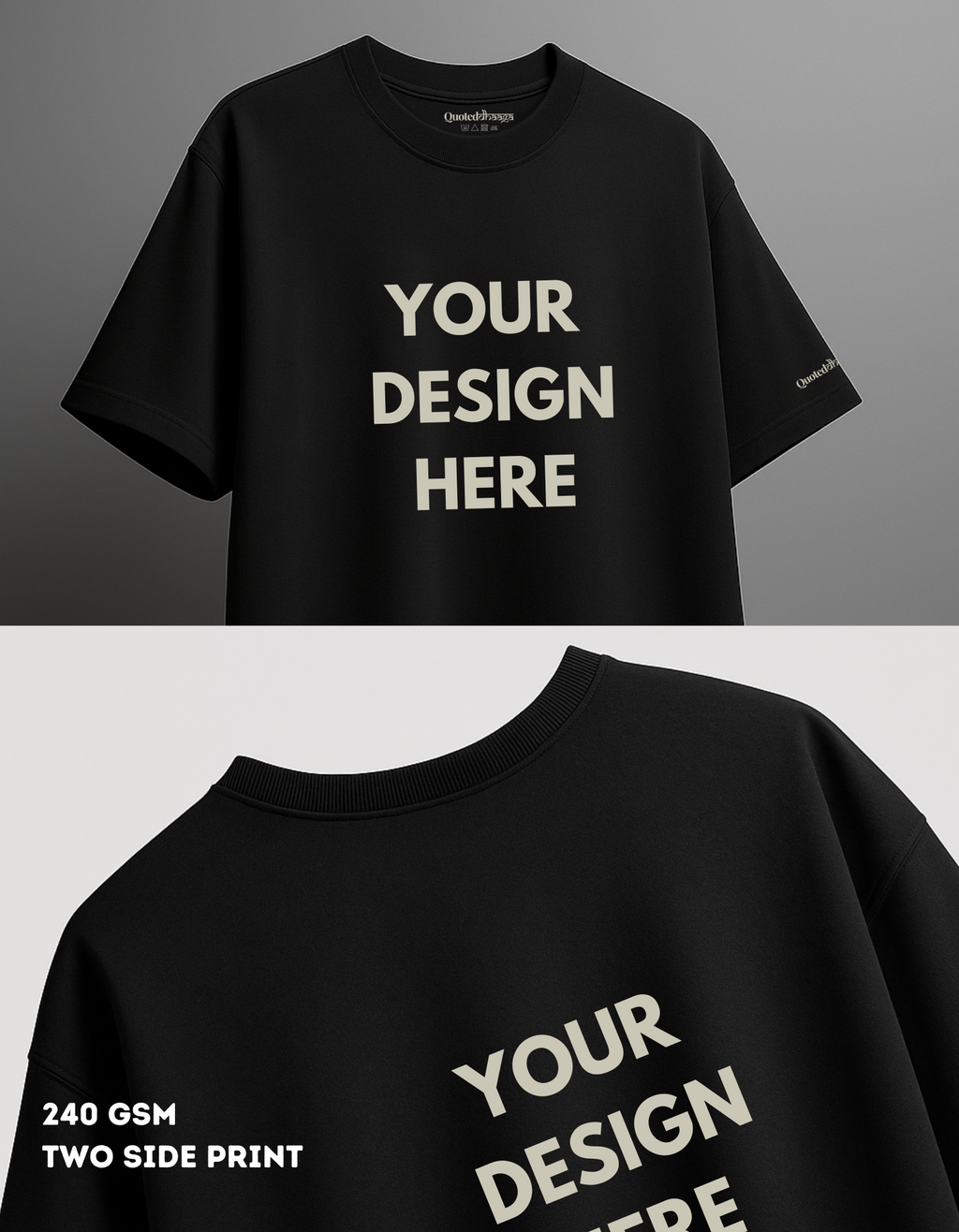 240 GSM – Front and Back Prints
