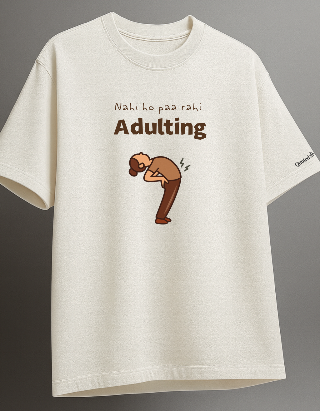 Adulting Unisex Oversized T-shirt