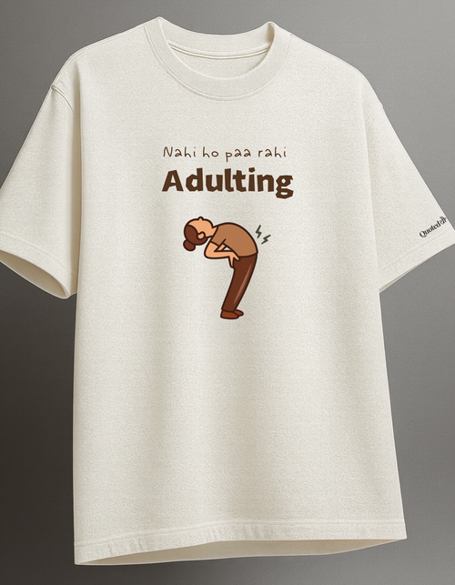 Adulting Unisex Oversized T-shirt