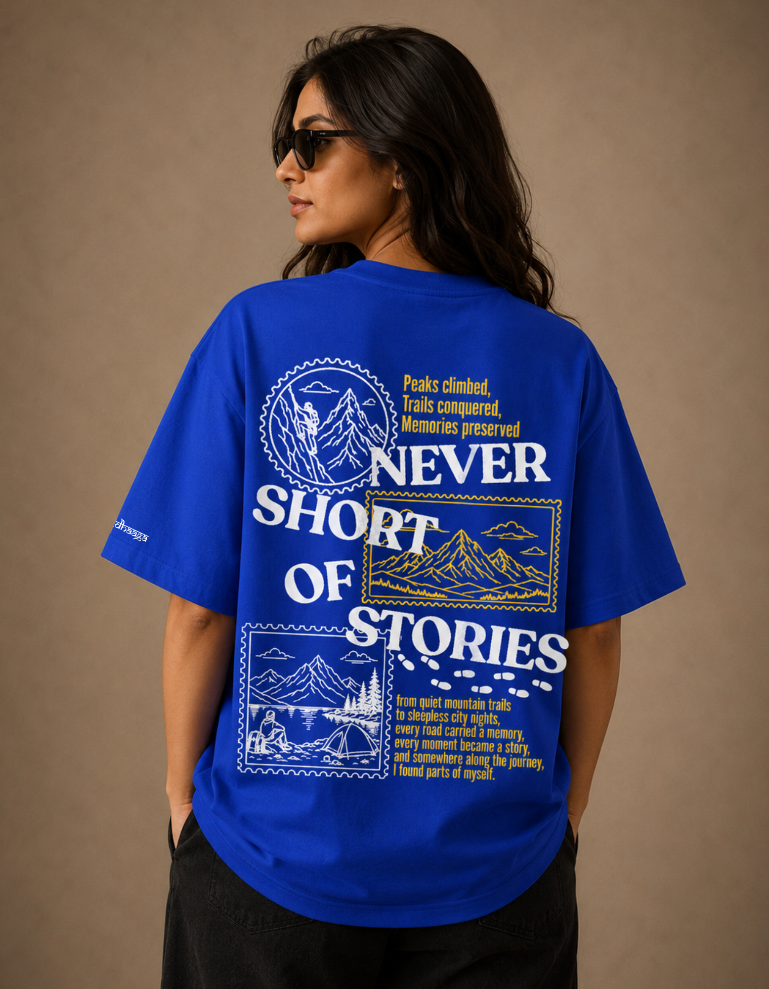 Never short of stories oversized Tshirt