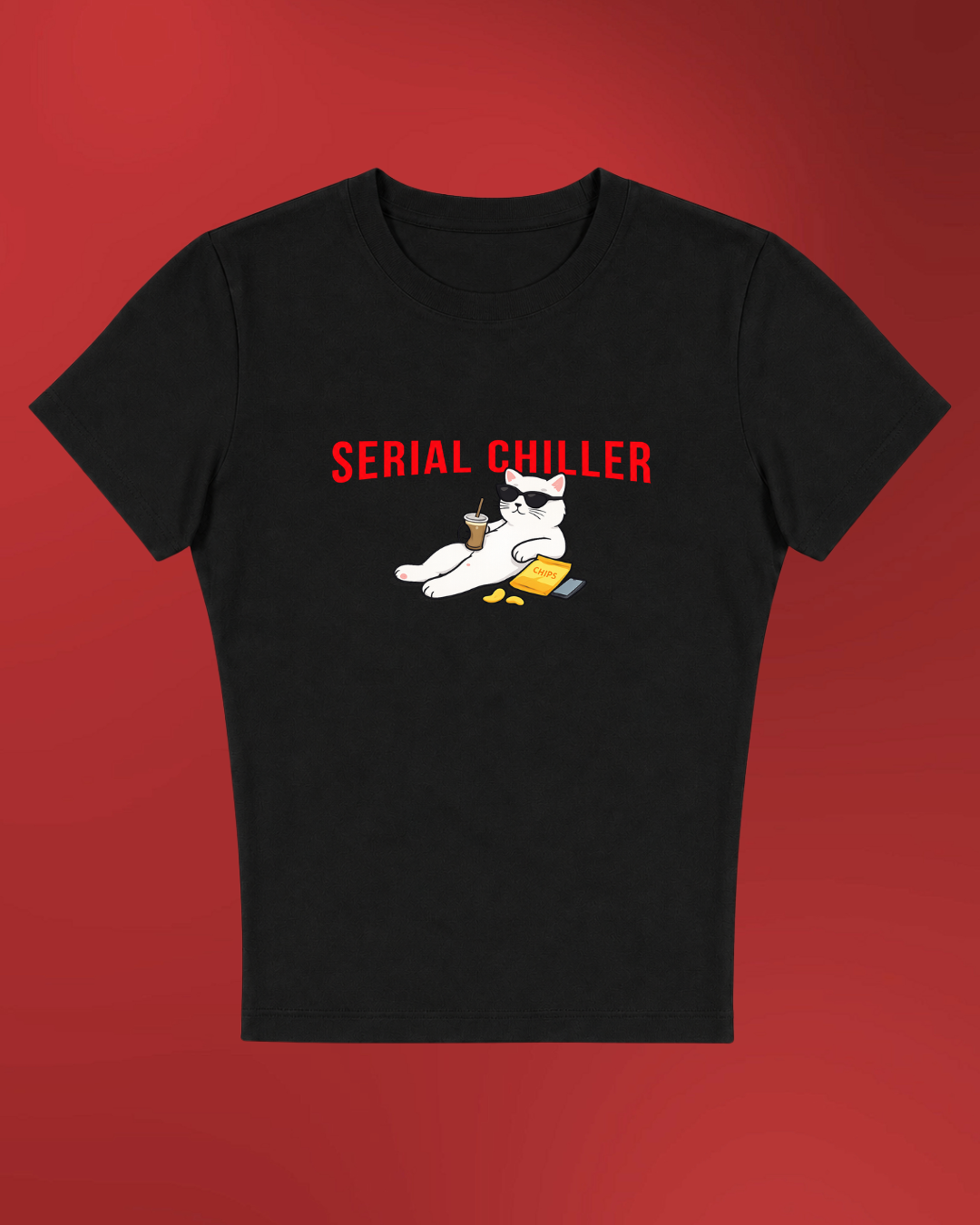 Serial Chiller - Baby Tee For Women