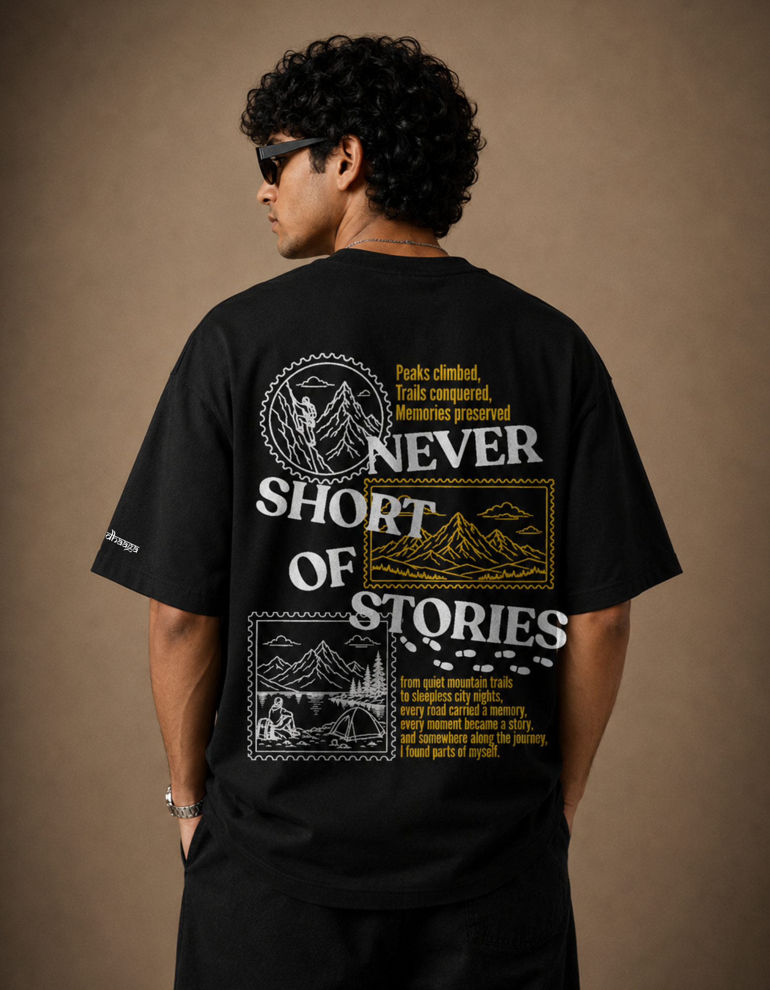 Never short of stories oversized Tshirt