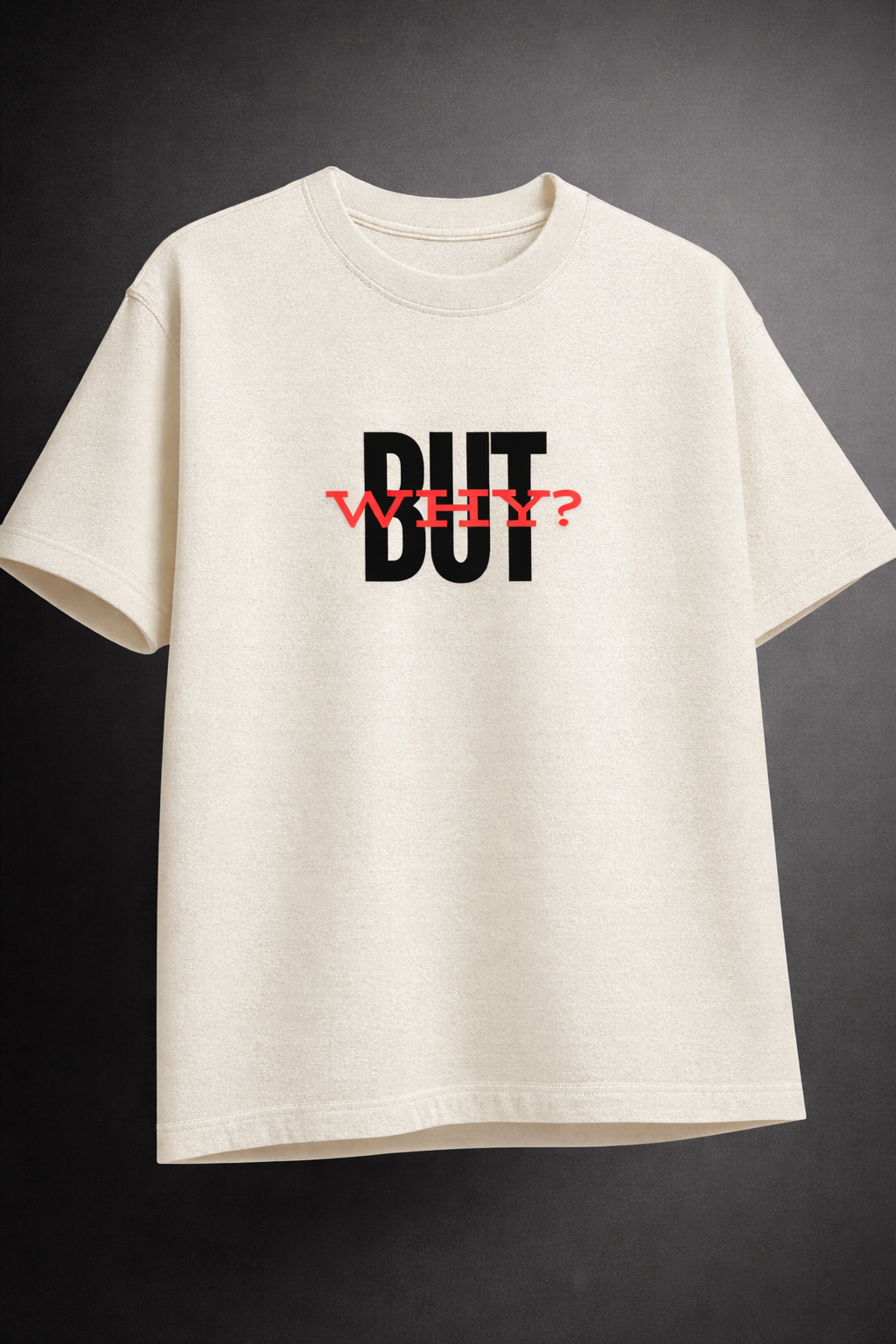 Why Not - The Motivational Oversized T-shirt