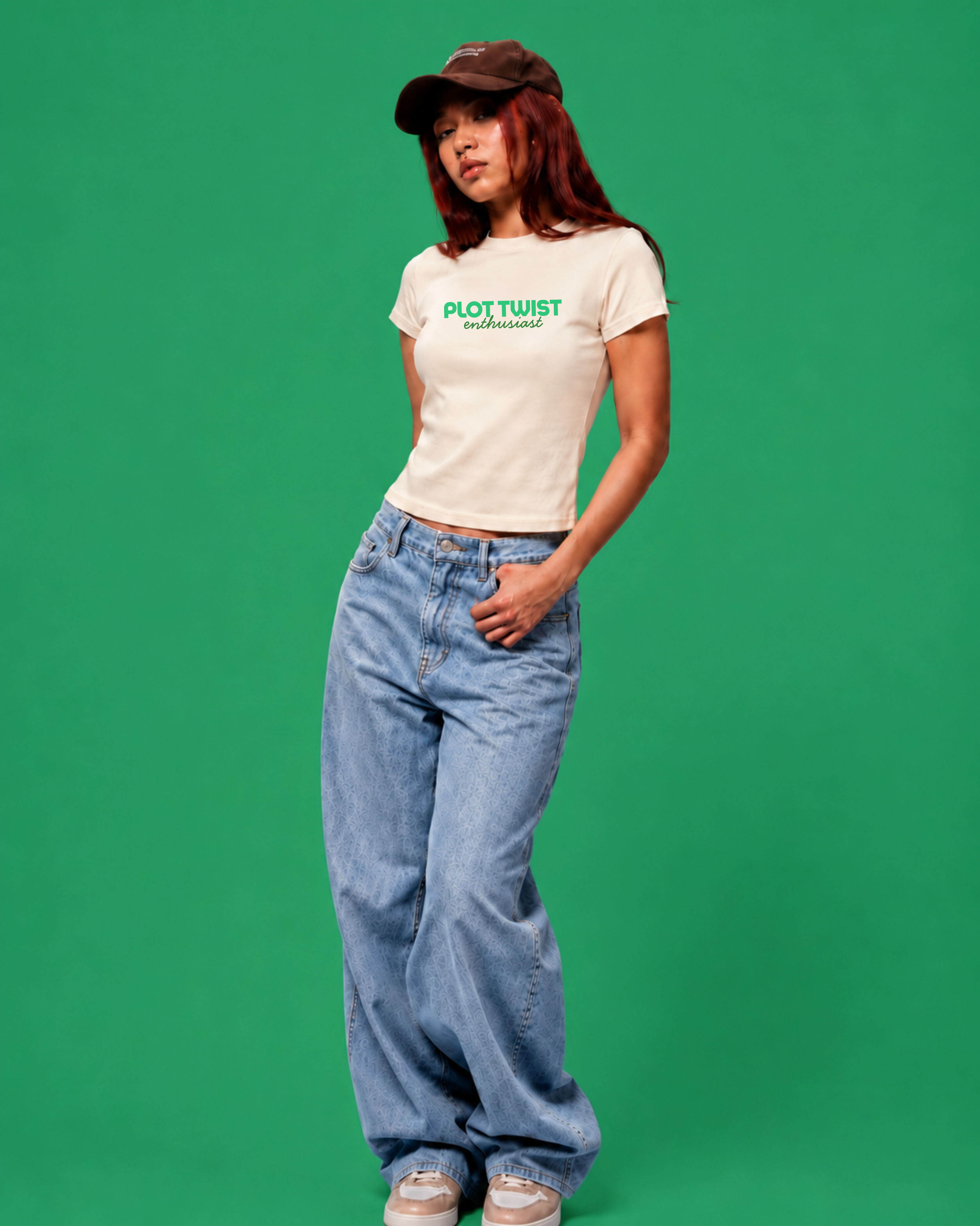 Plot Twist Enthusiast - Baby Tee For Women