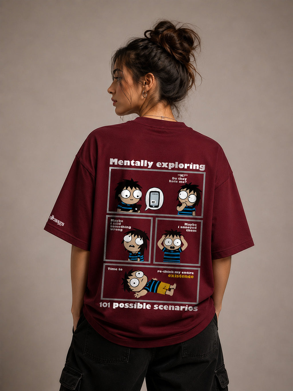 Professional Over-thinker Oversized Tshirt