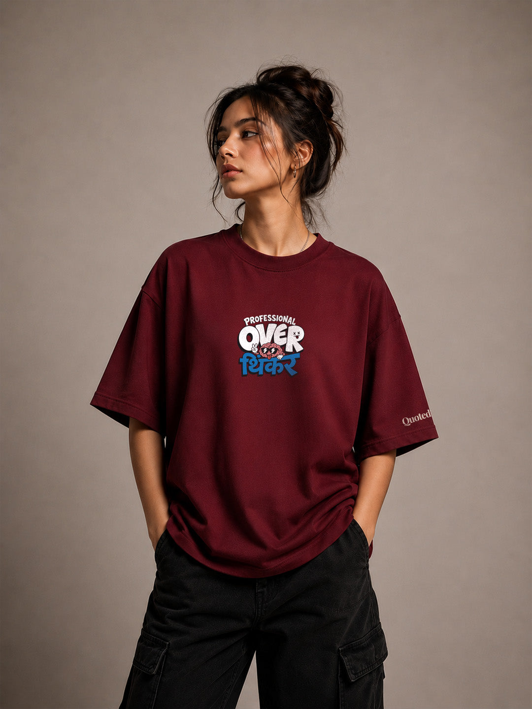Professional Over-thinker Oversized Tshirt