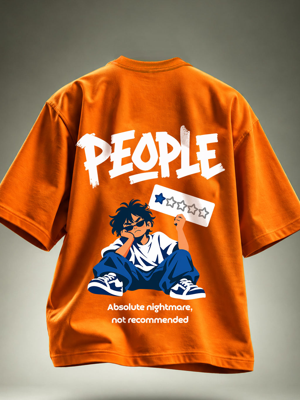 People - Not Recommended Oversized T-shirt