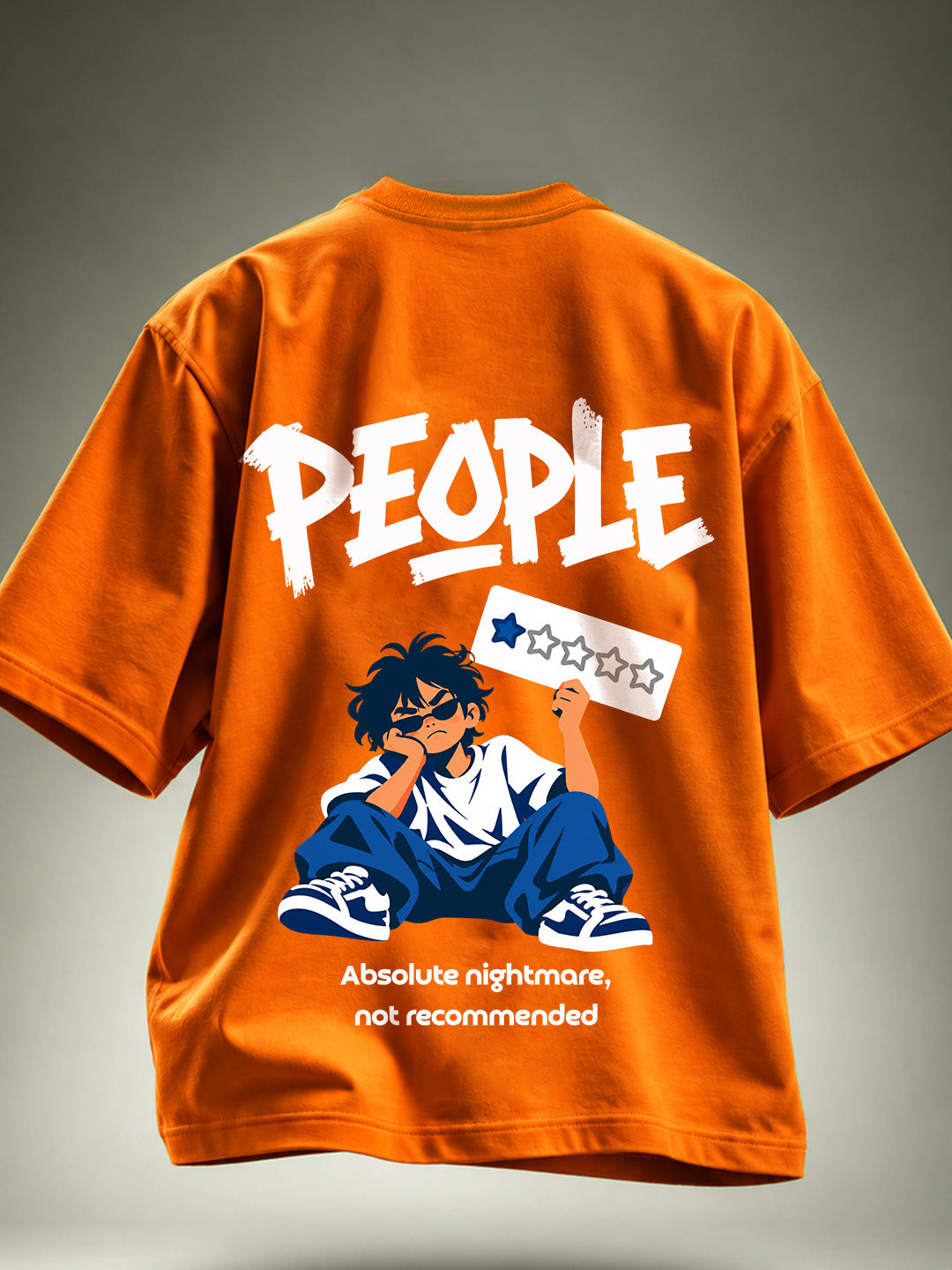 People - Not Recommended Oversized T-shirt