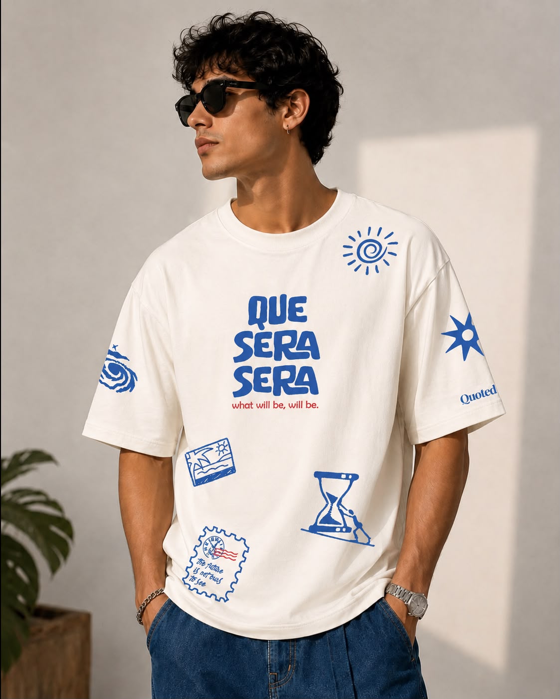 Que Sera Sera - What will be, will be Oversized Tee!