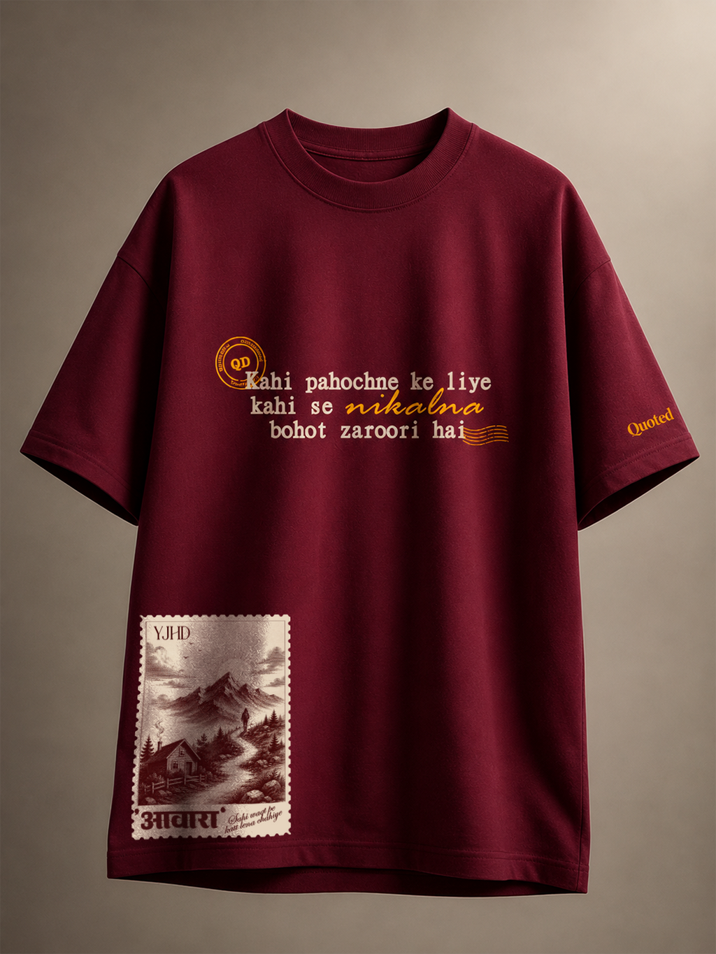 YJHD Aawara oversized T-shirt